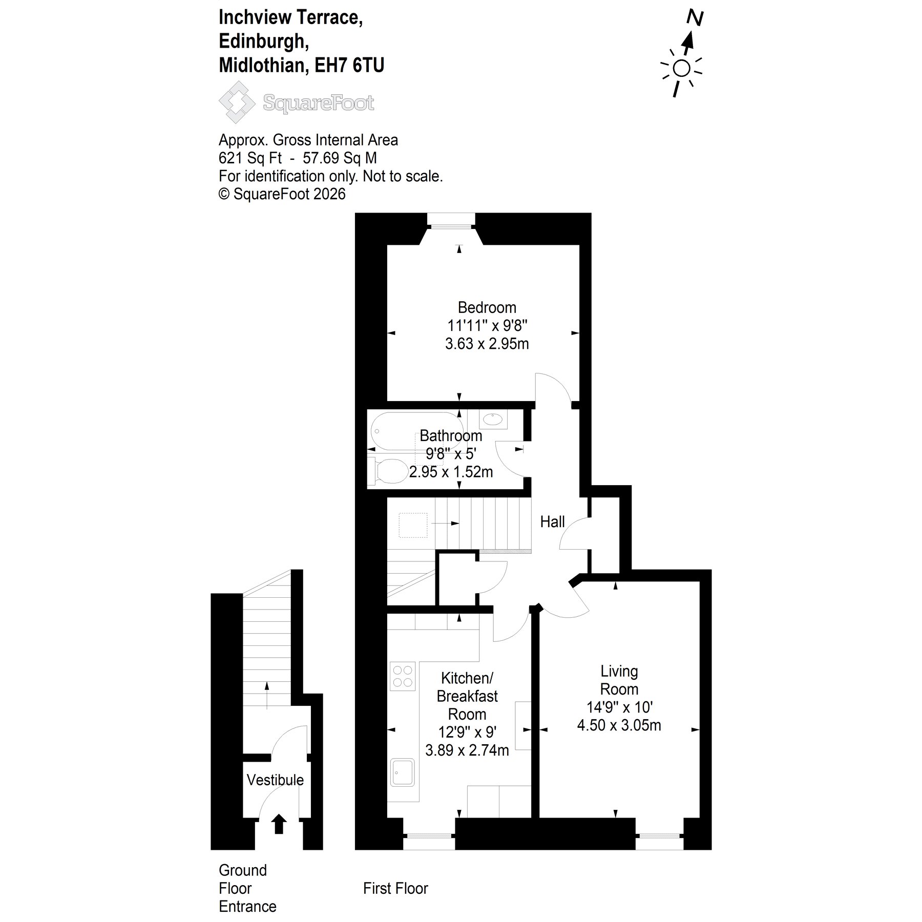65, Inchview Terrace, Craigentinny, Edinburgh, EH7 floorplan