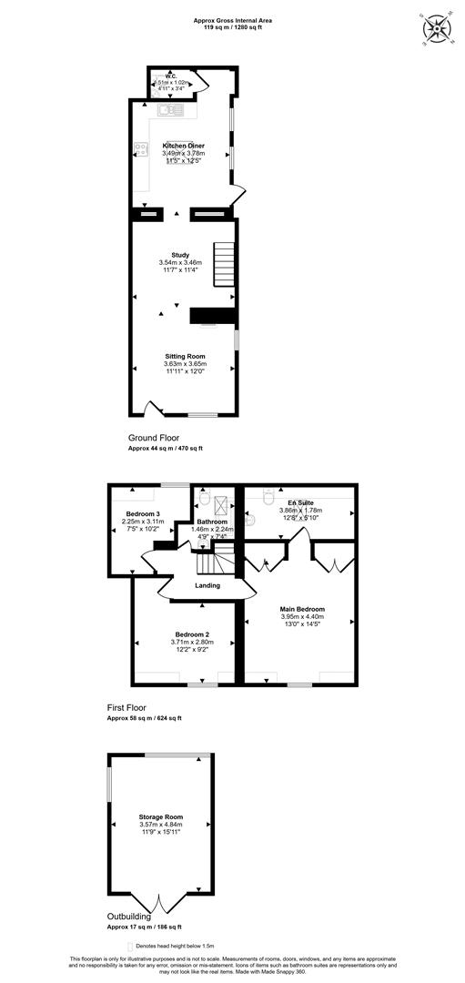 3, Bridge Street, Bourton floorplan