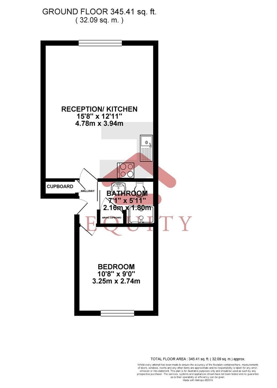 1 Bedrooms Flat for sale in Maltby Drive, Enfield EN1