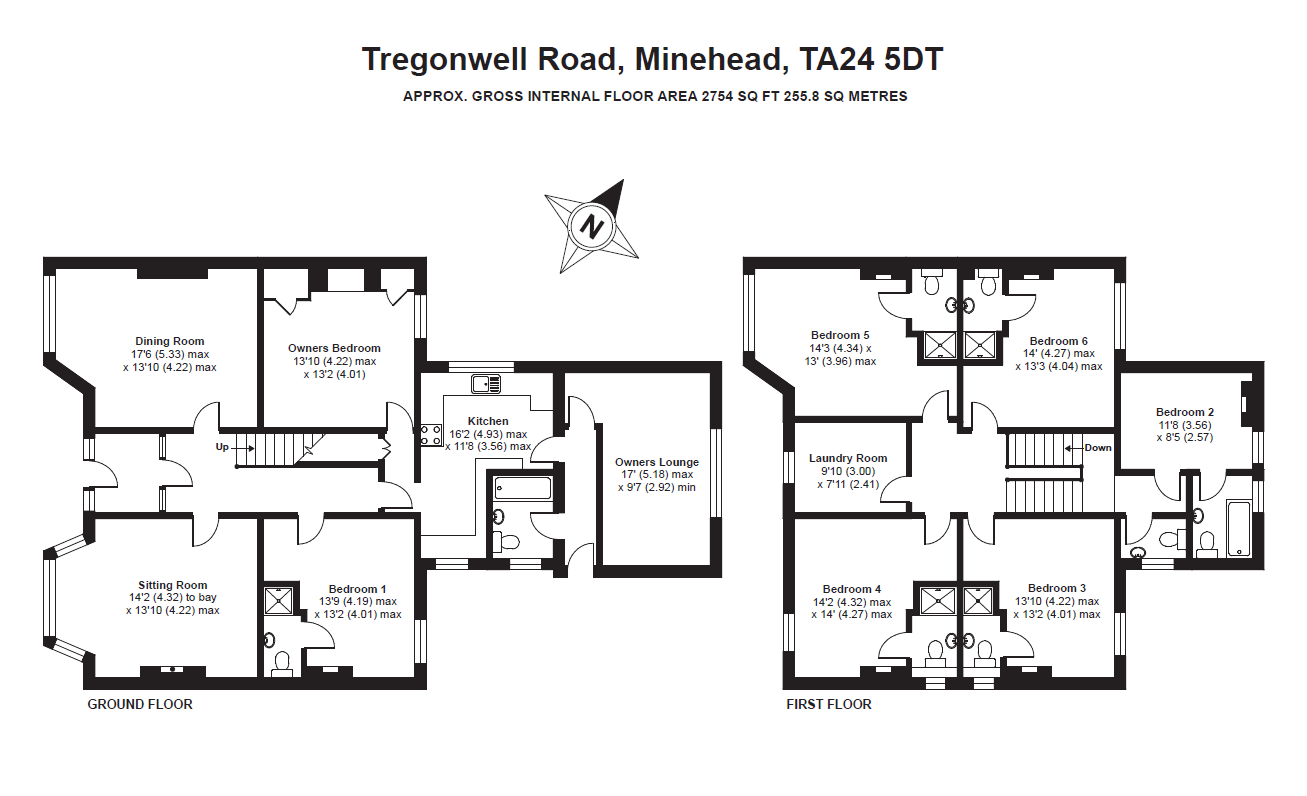 Kenella House, 7, Tregonwell Road, Somerset floorplan