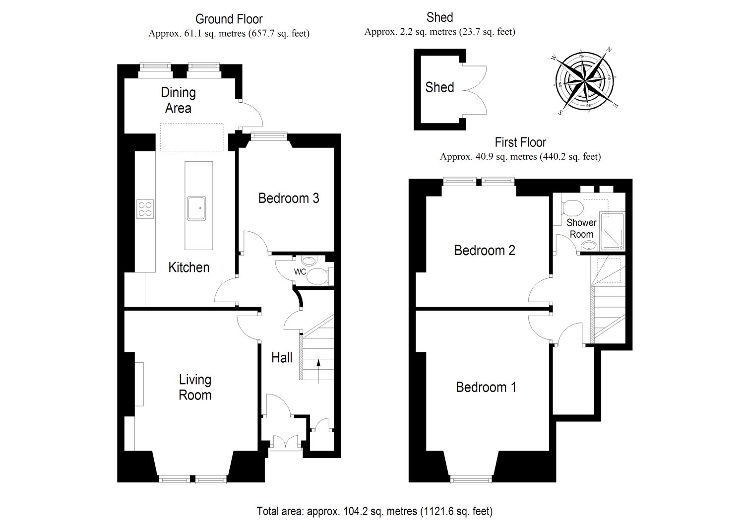 3 Bedrooms Terraced house for sale in Cambridge Avenue, Edinburgh EH6
