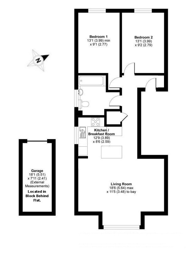 Priory Gardens, Park Road, Camberley floorplan