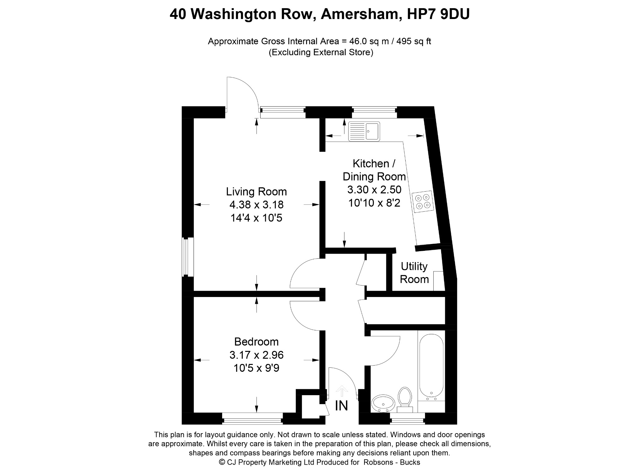 40 Washington Row, Amersham floorplan
