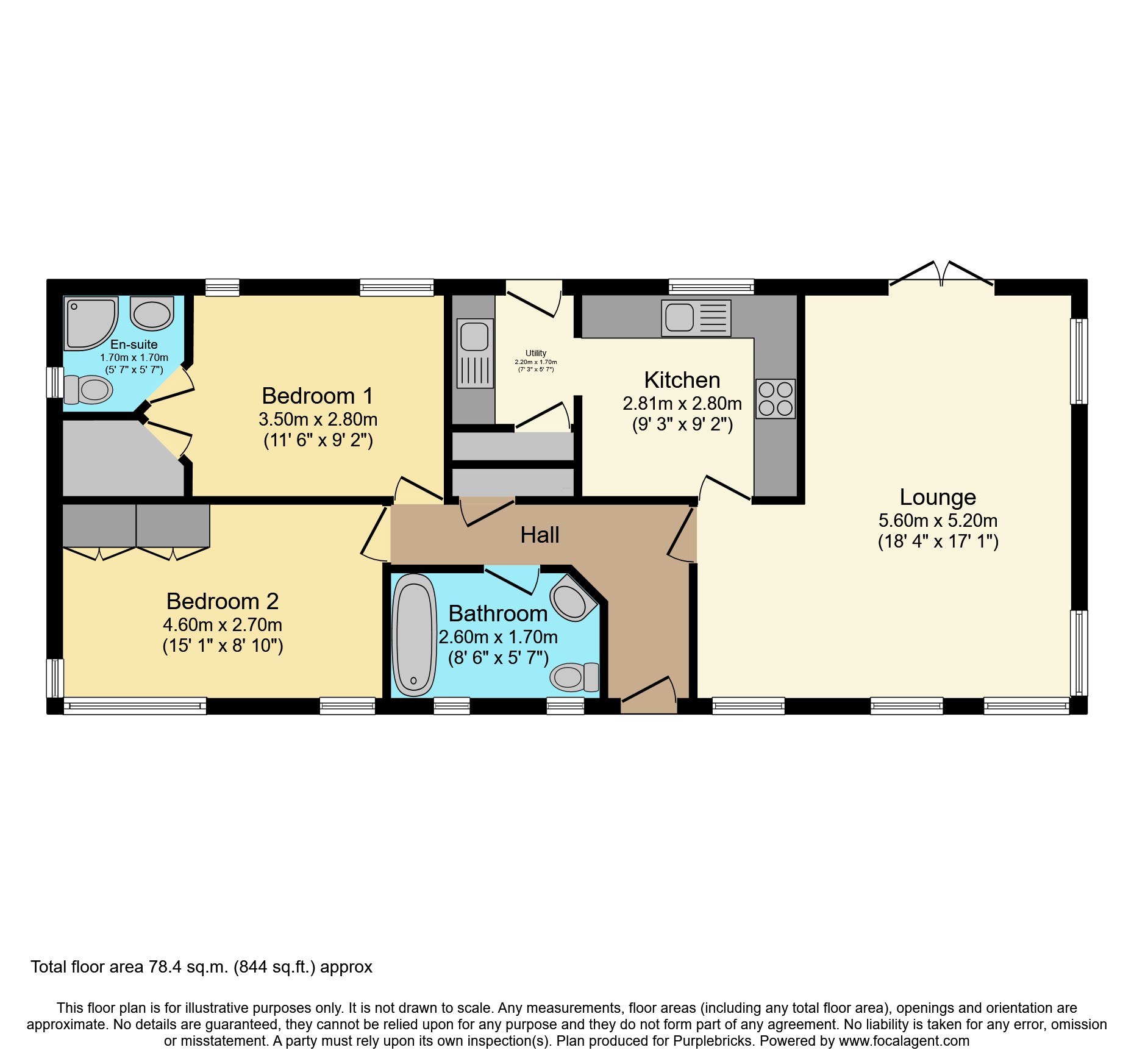 10 Kinloss Retirement Park, Findhorn Road, Forres floorplan