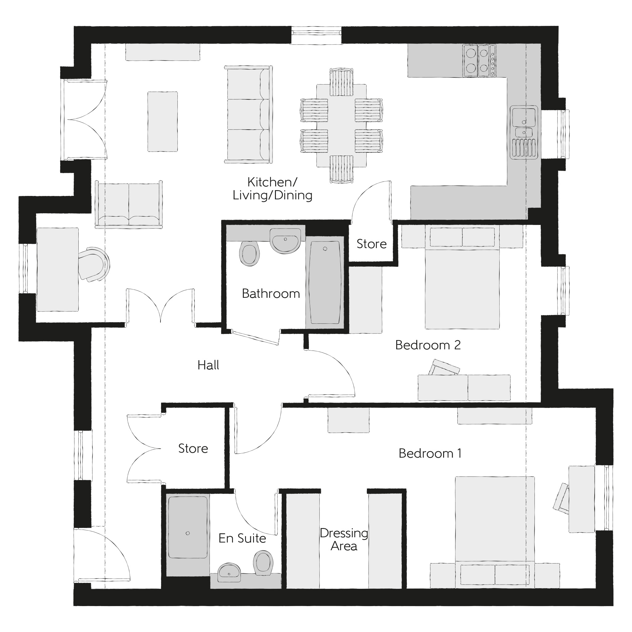 57, Trumps Green Road, Virginia Water floorplan
