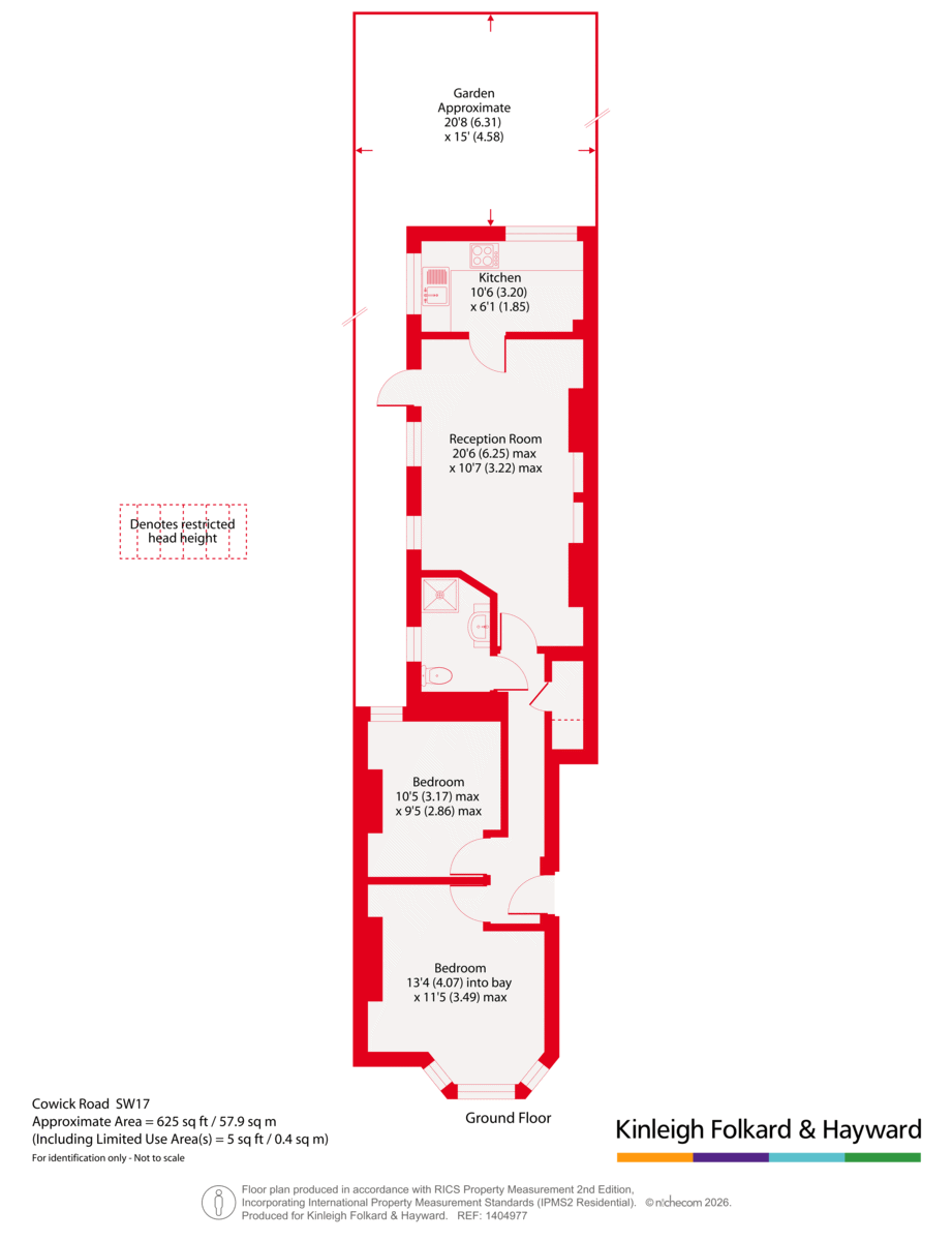 Cowick Road, Tooting, London, SW17 floorplan