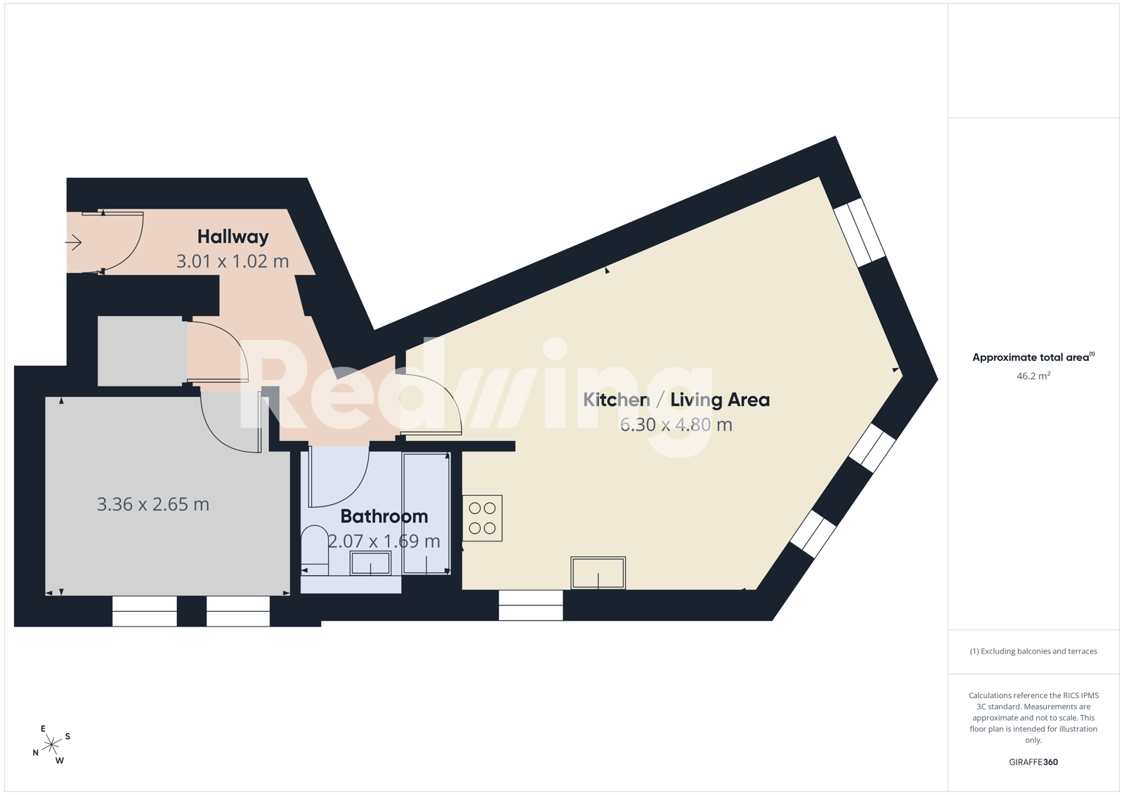 Apartment 2 - Tatton Place, 30, Tatton Road, Manchester floorplan