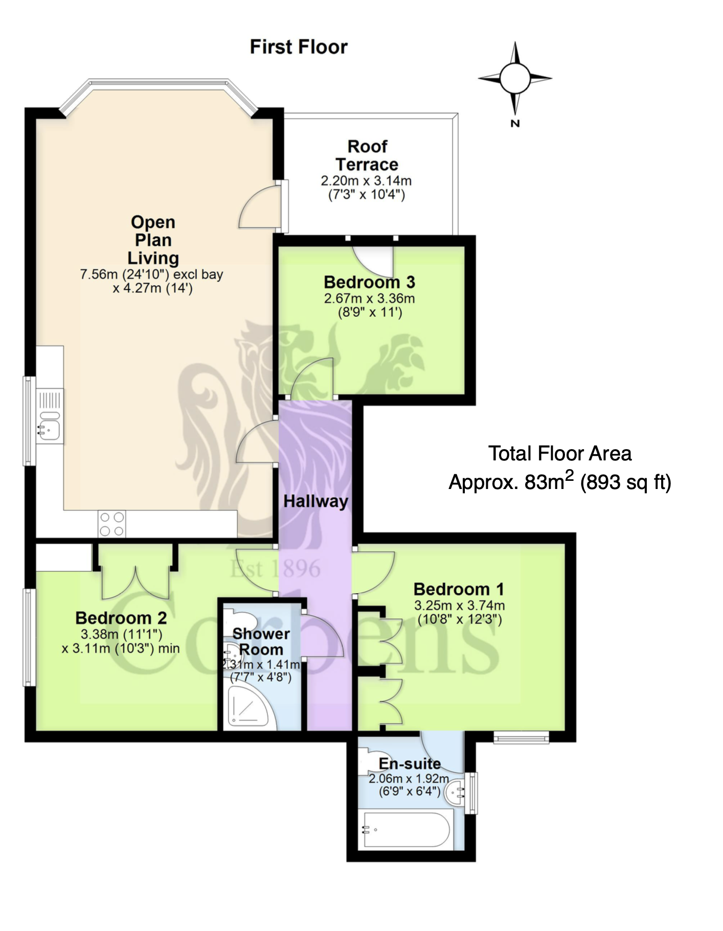 Victoria Avenue, Swanage floorplan