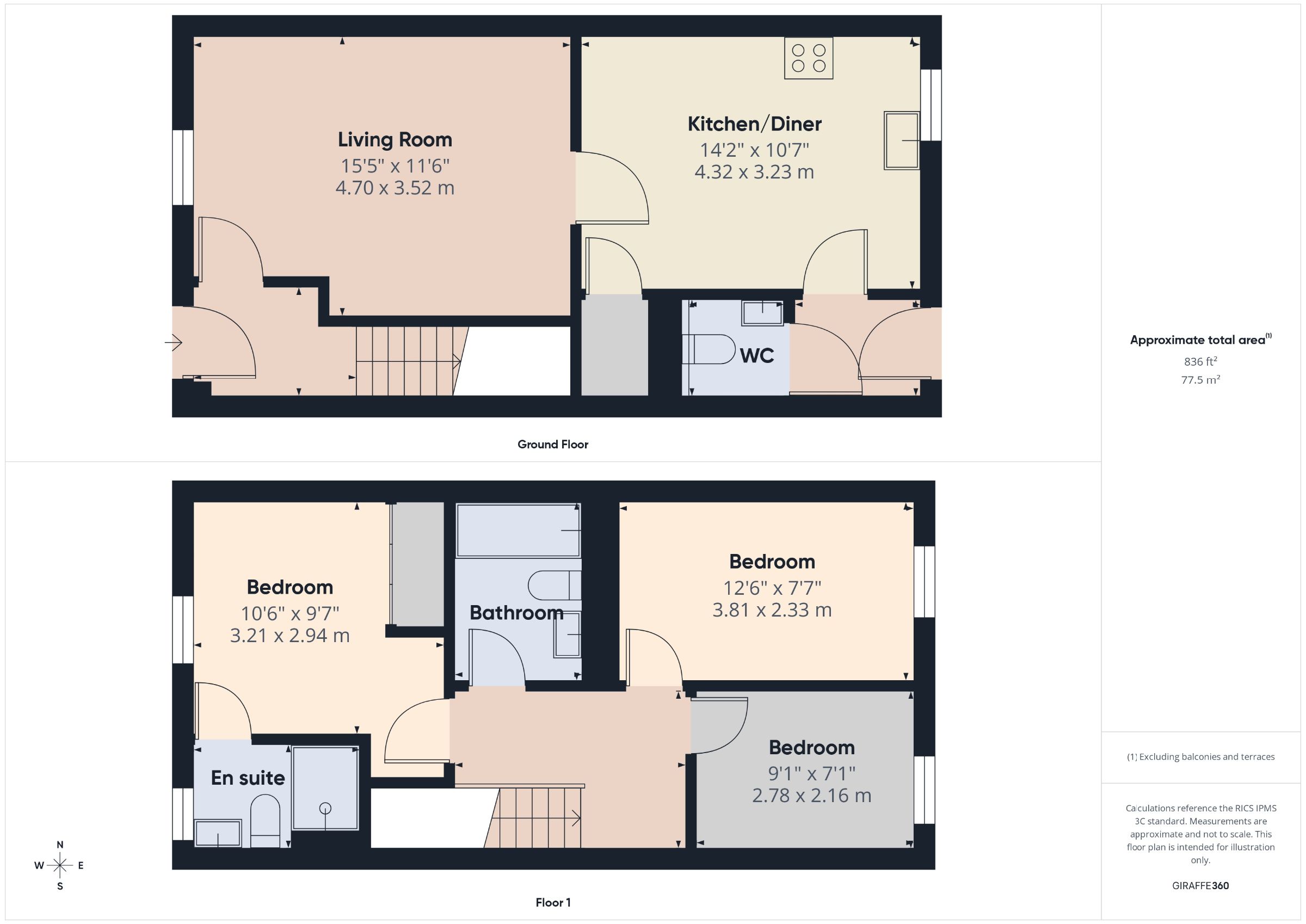 18 Hart Close, Cheltenham floorplan