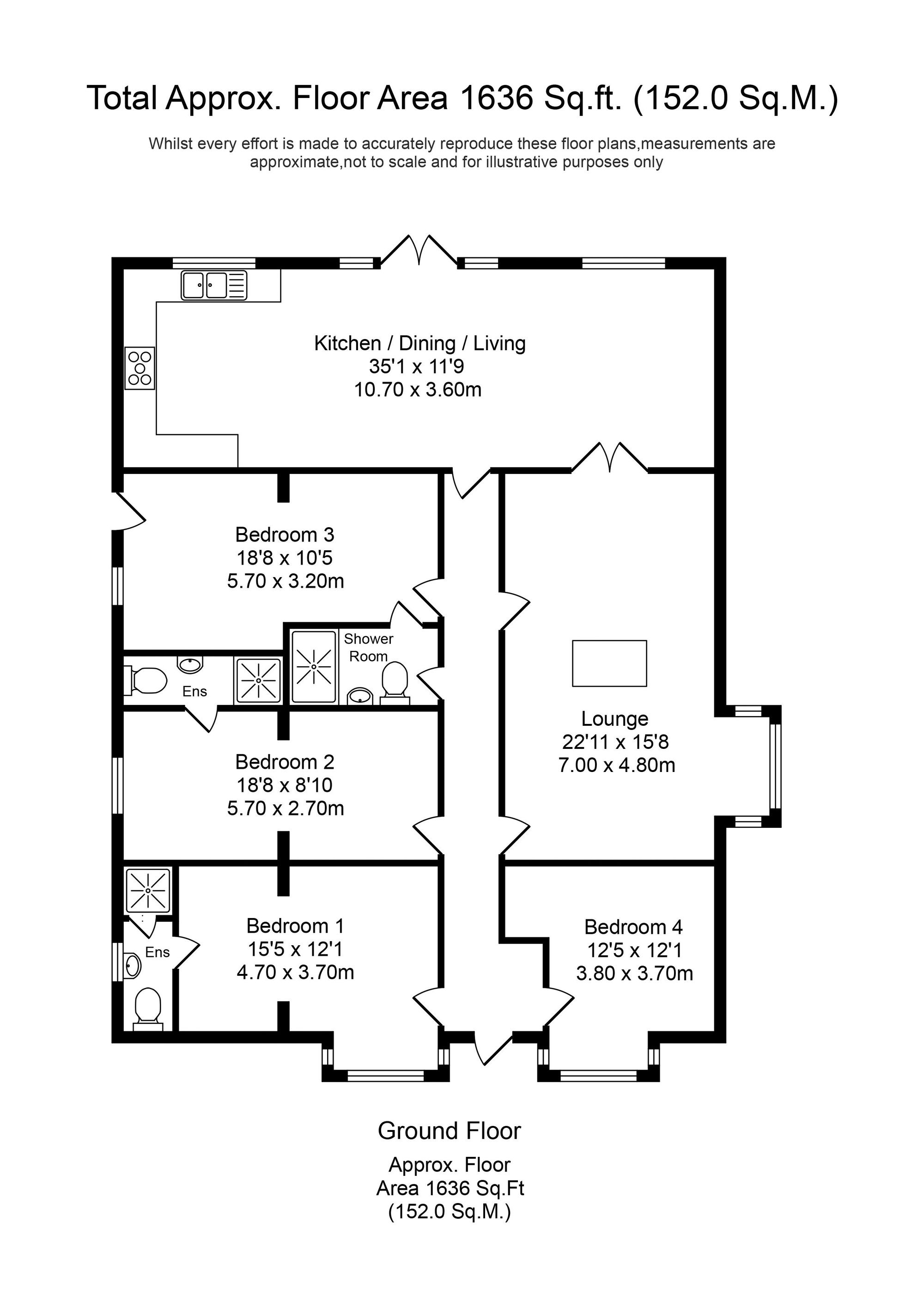 Danryn, Preston Road, Chorley floorplan