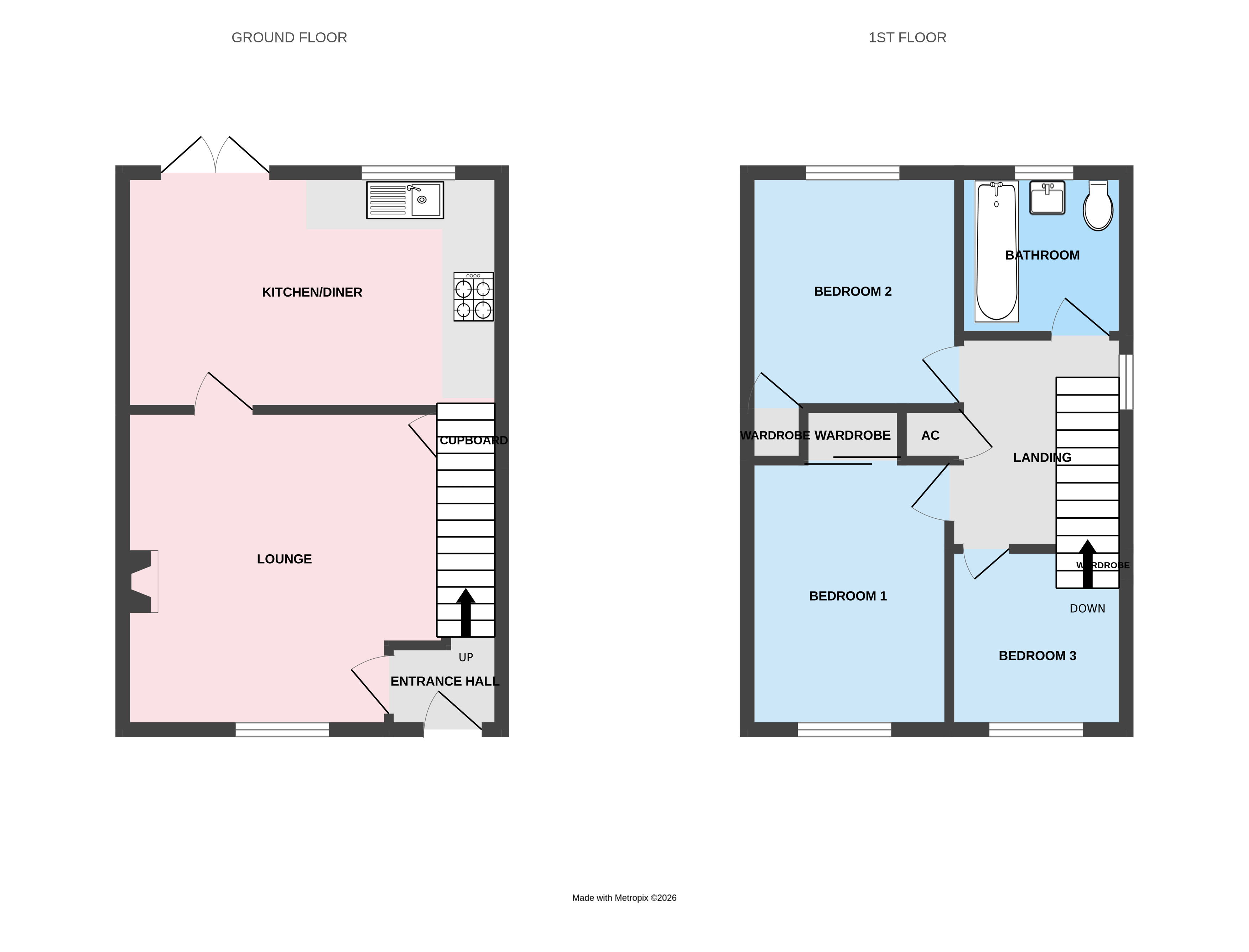 14, Cornflower Grove, Telford floorplan
