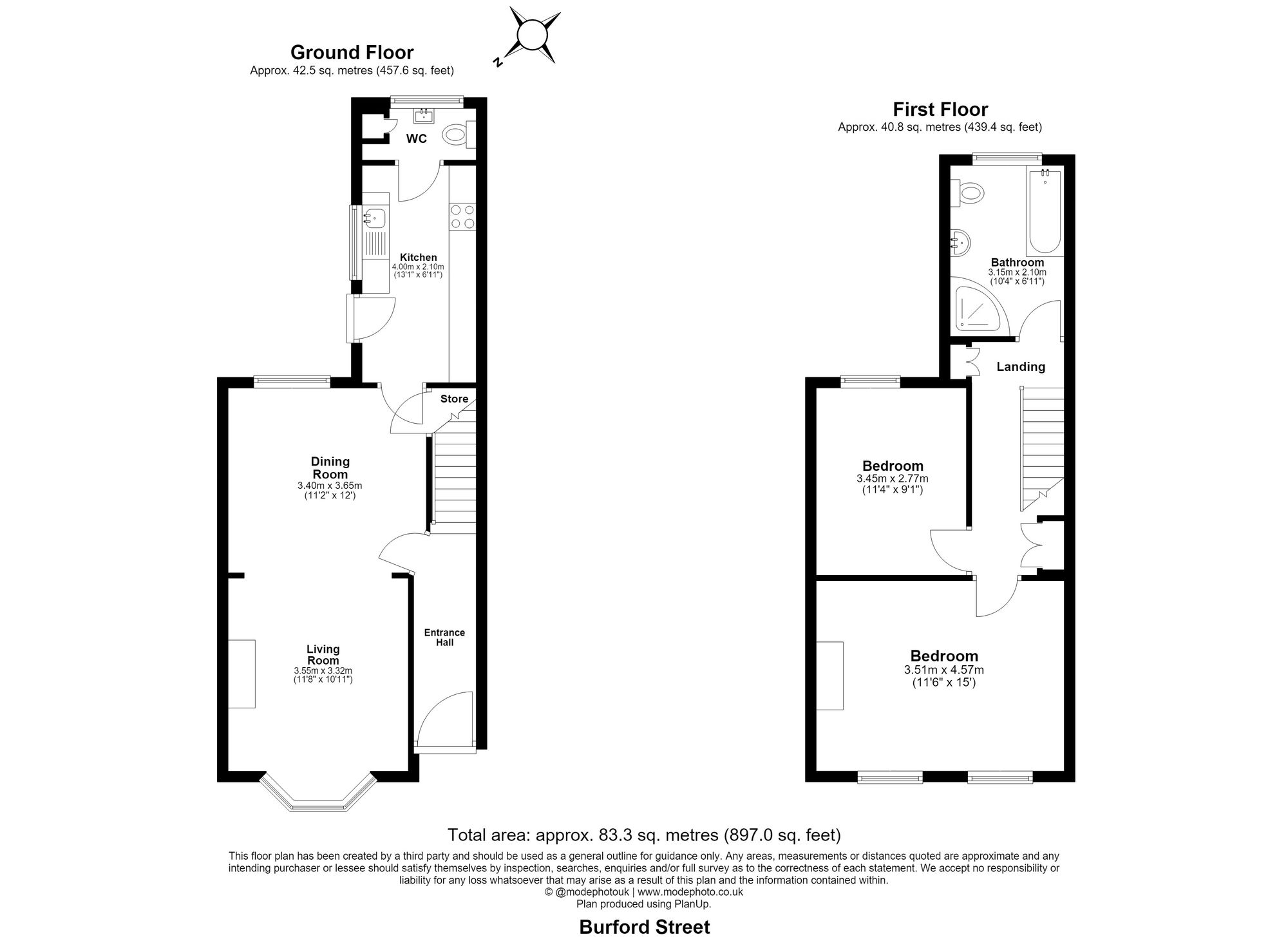 99 Burford Street, Hoddesdon floorplan