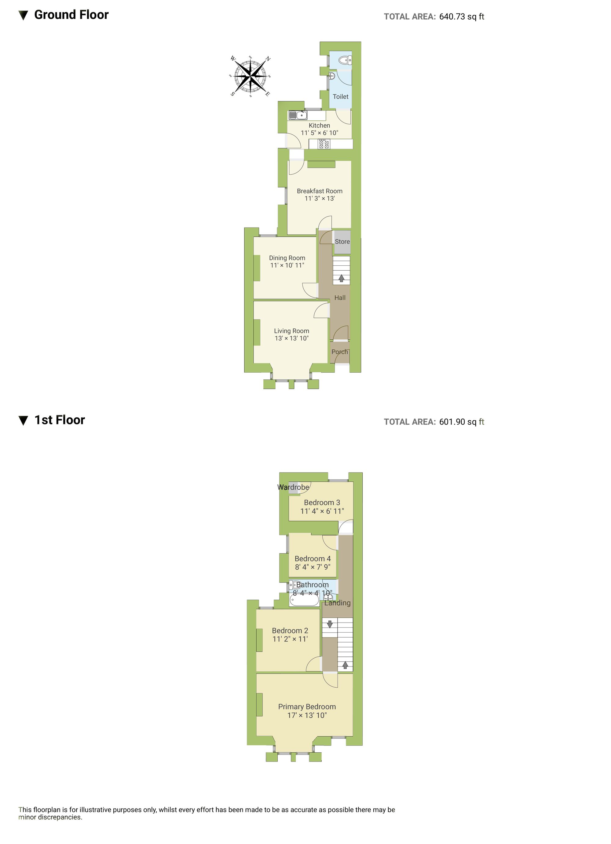 2 Park Crescent, Pontypridd floorplan