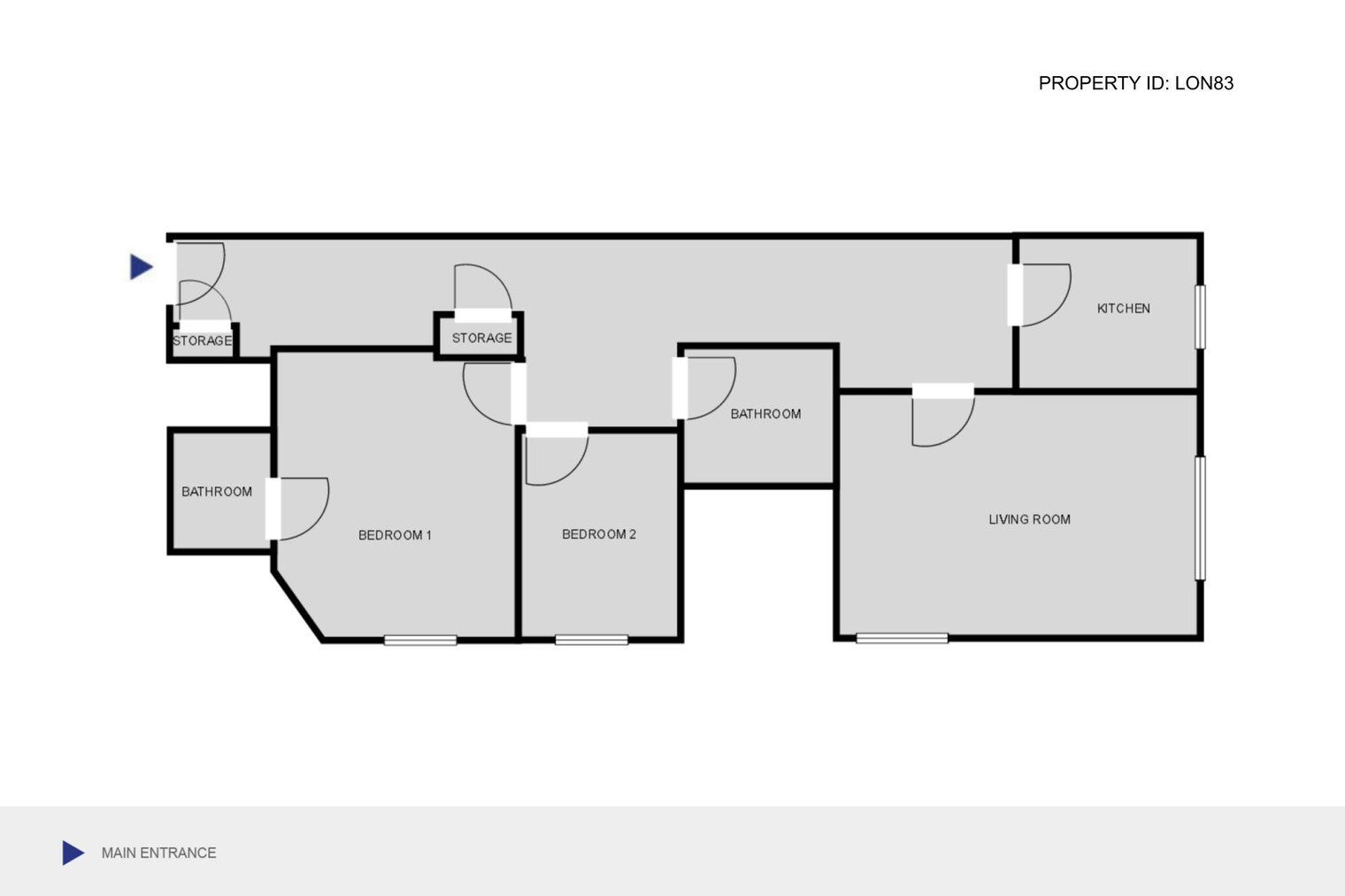 Glendower Place, London floorplan
