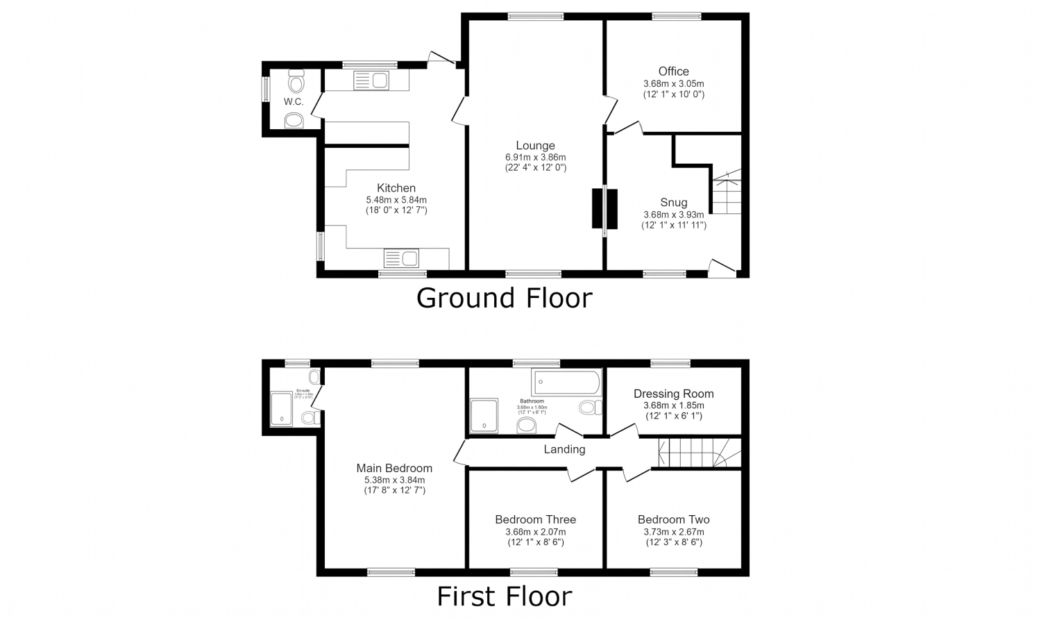 1, -2, MOSS LANE floorplan