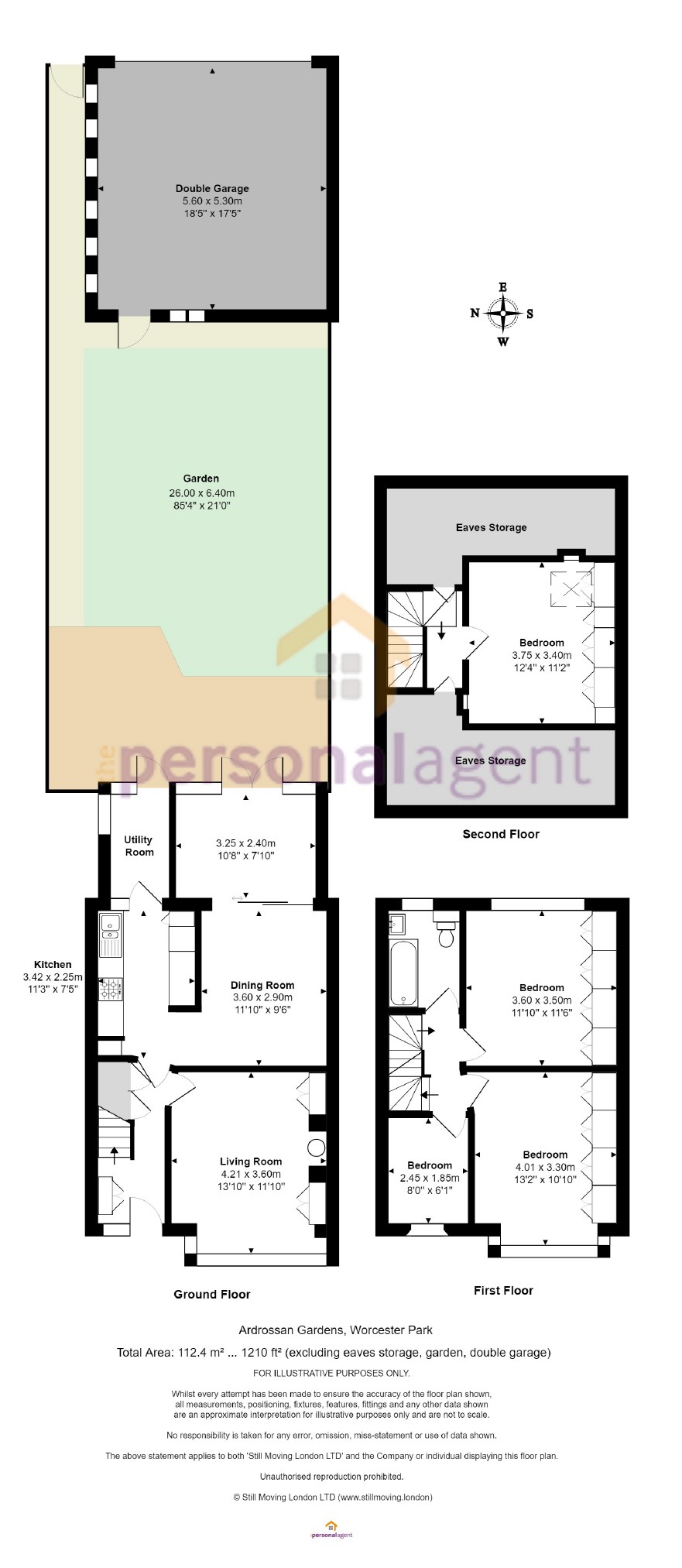 3 Bedrooms End terrace house for sale in Ardrossan Gardens, Worcester Park, Surrey KT4