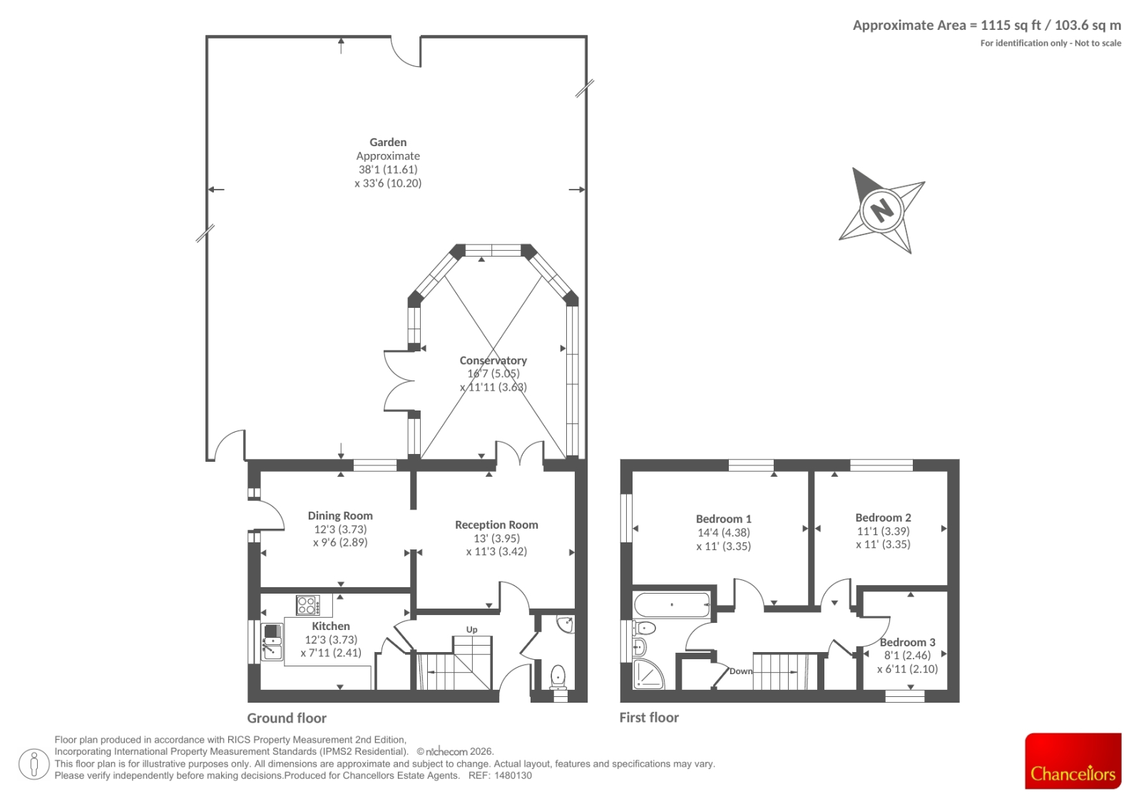 35, Kingfisher Way, Bicester floorplan