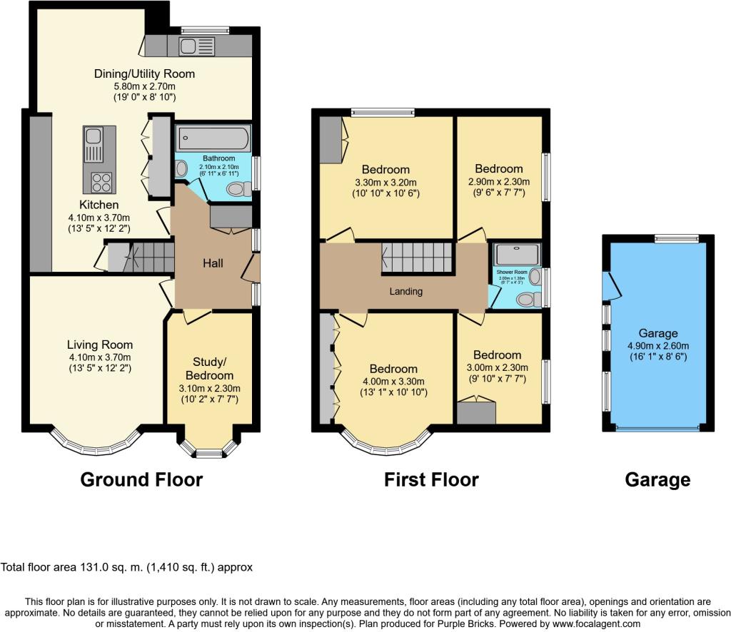 11, Farndale Crescent, Greenford floorplan