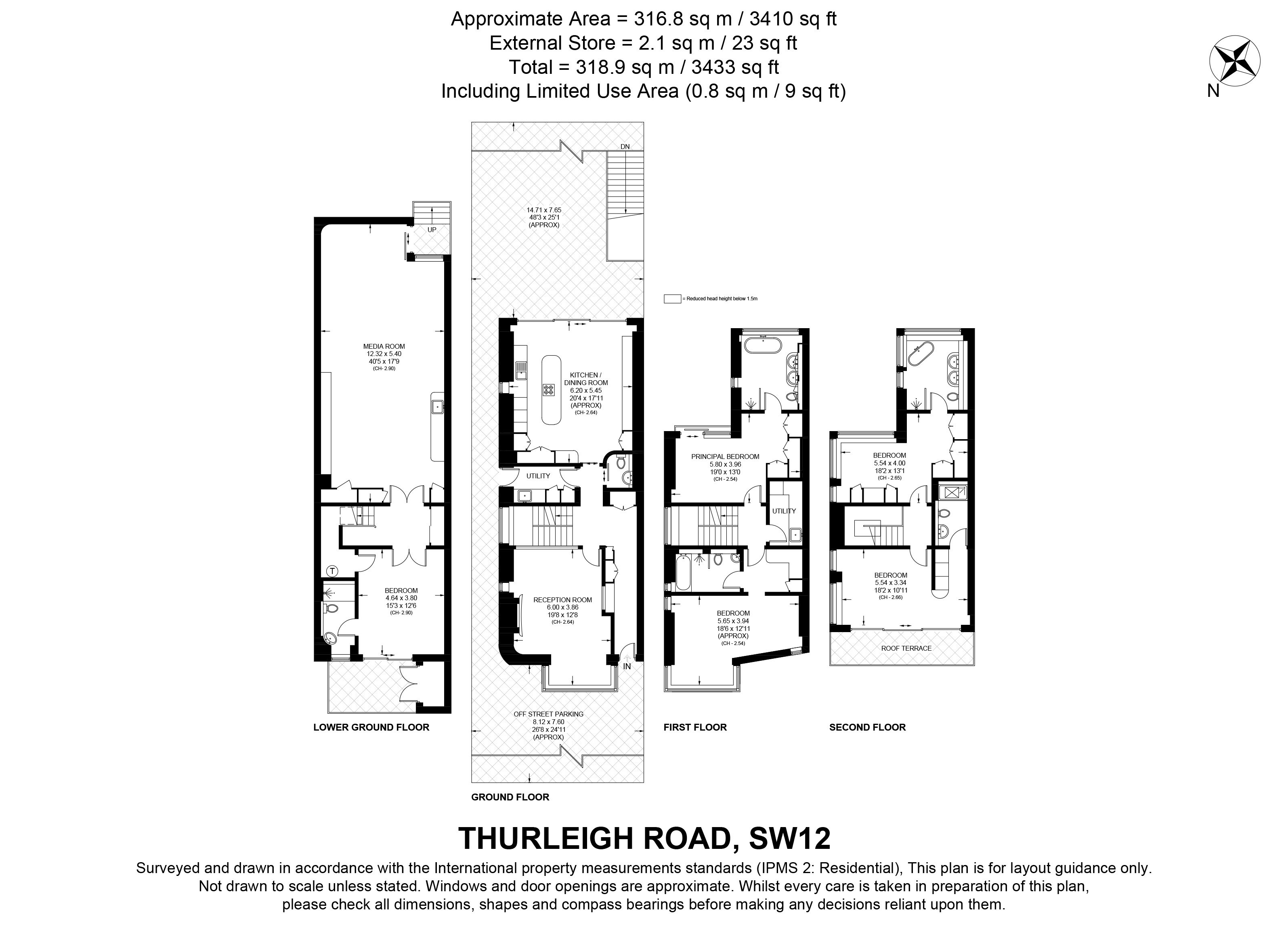 36, Thurleigh Road, London floorplan