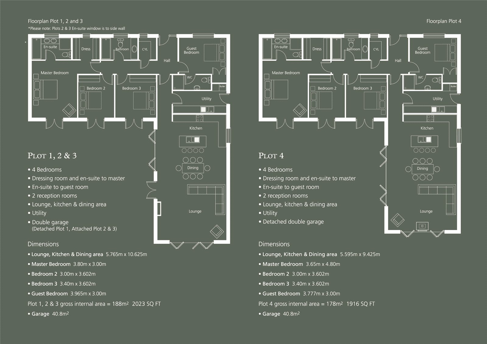 New home, 4 bed detached bungalow for sale in Meadow View, South