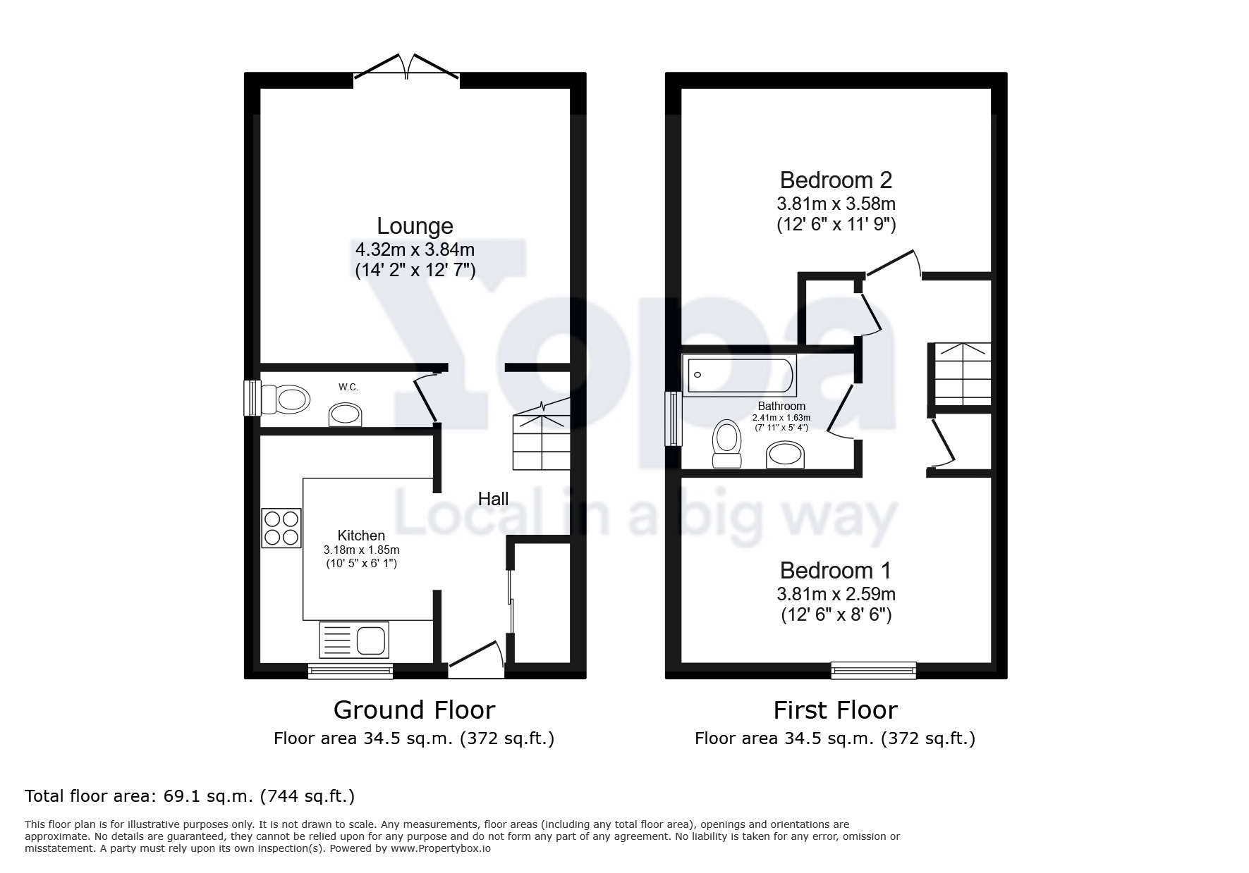 66, Stephenson Mews, Stevenage floorplan