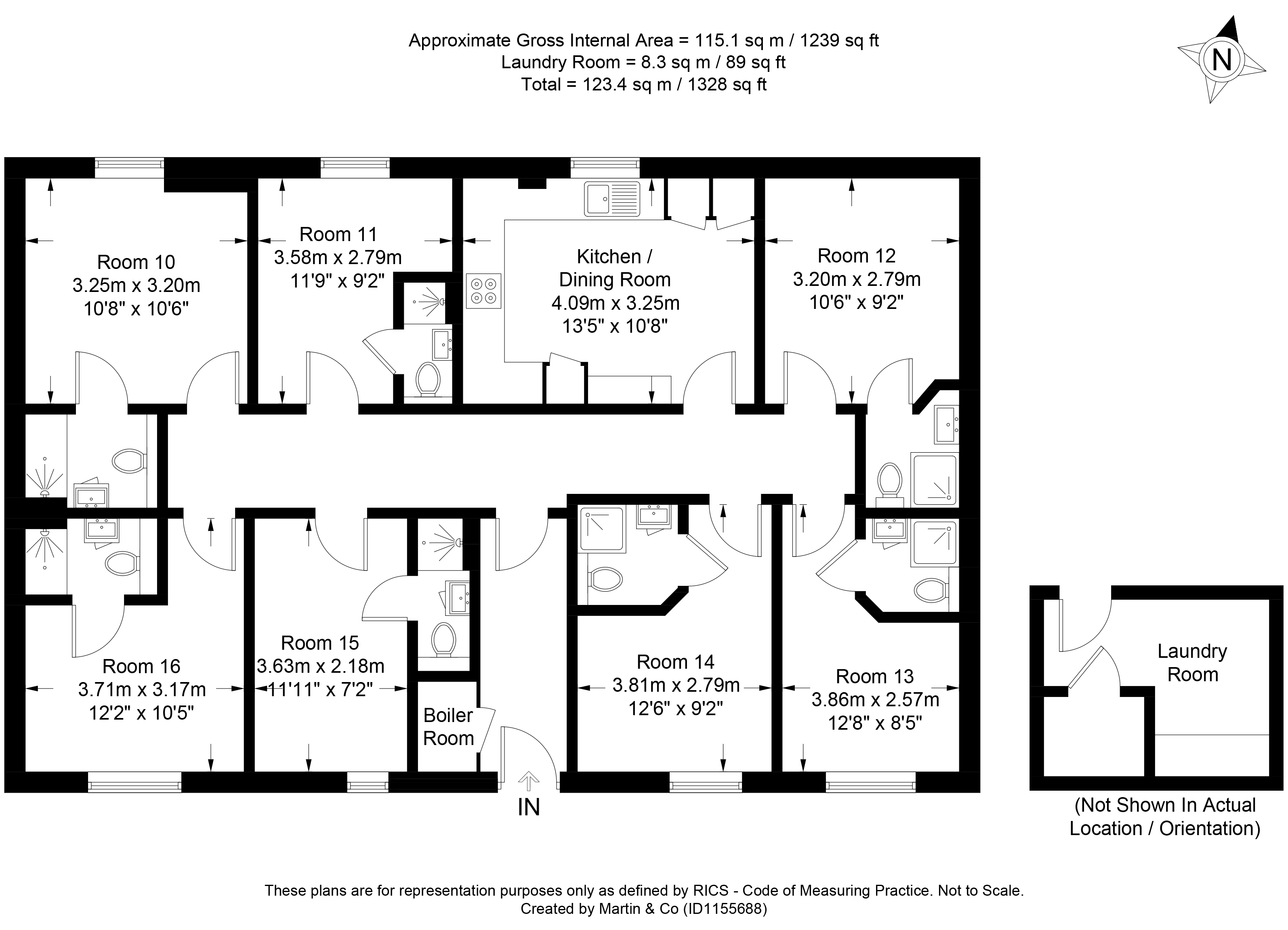 Room 10, West Hill House, 45-47, Romsey Road, Winchester floorplan