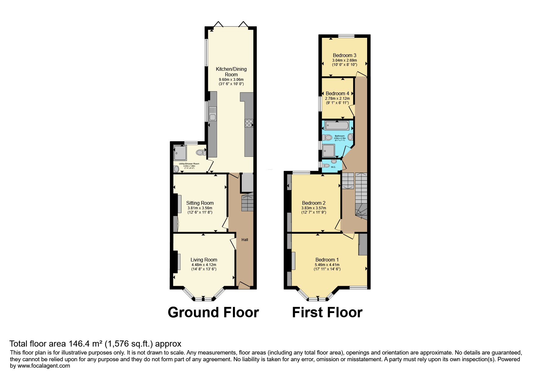 100, Ryder Street, Cardiff floorplan