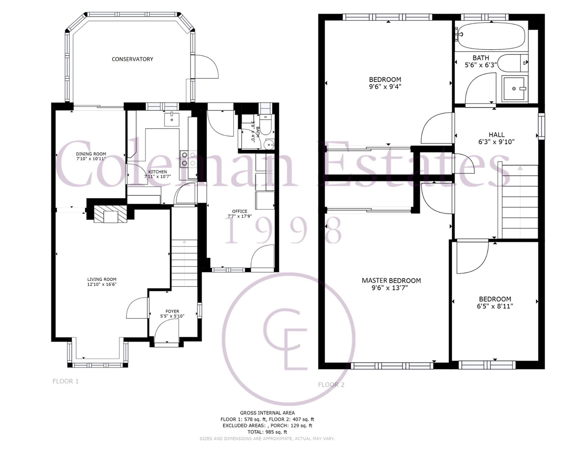 53 Glade Way, Telford floorplan