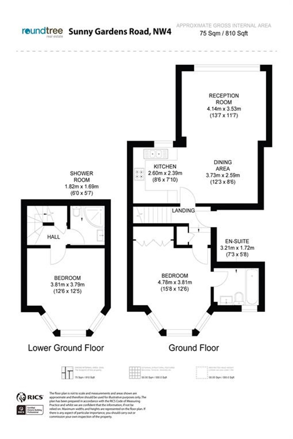 Flat, Sunny Gardens Road, London floorplan