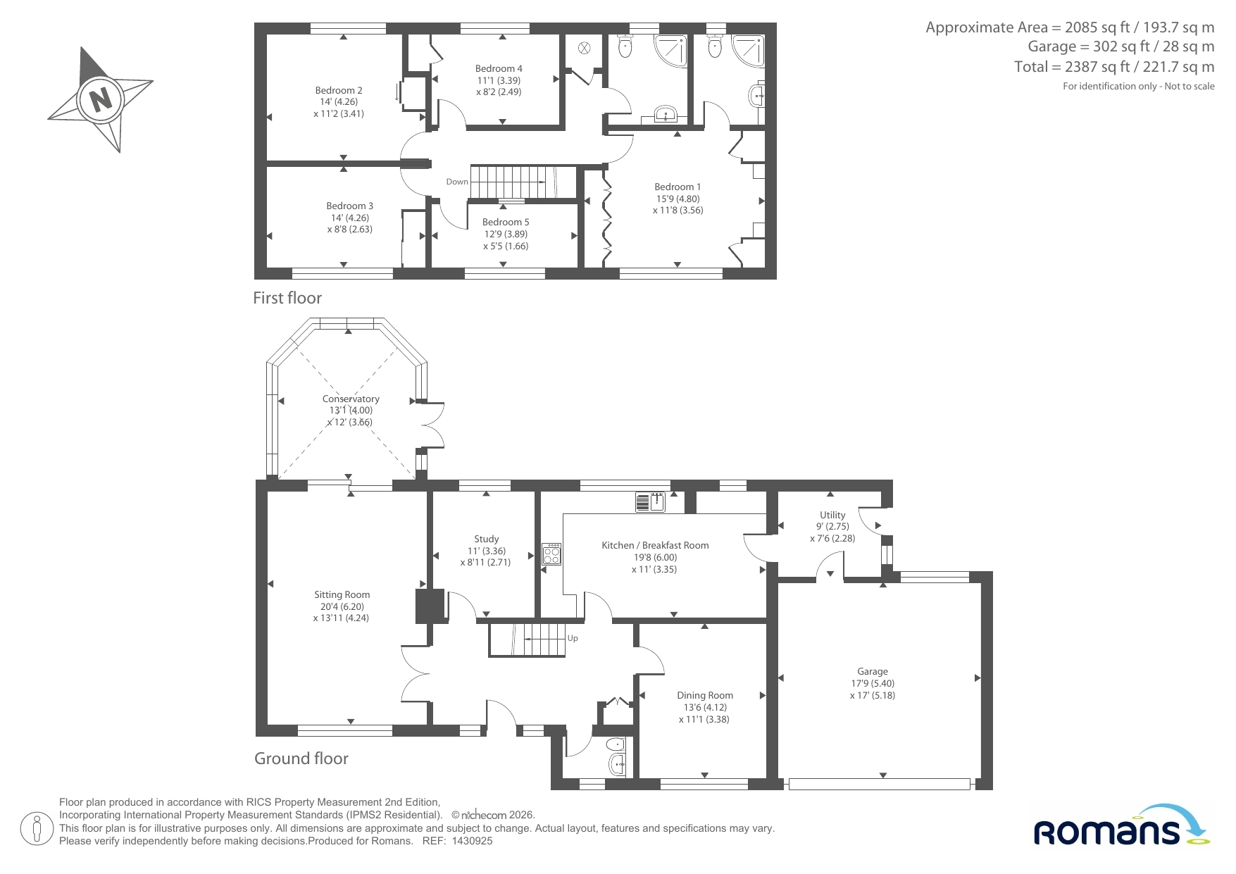 3 Crondall End,, Chandlers Lane, Hampshire floorplan