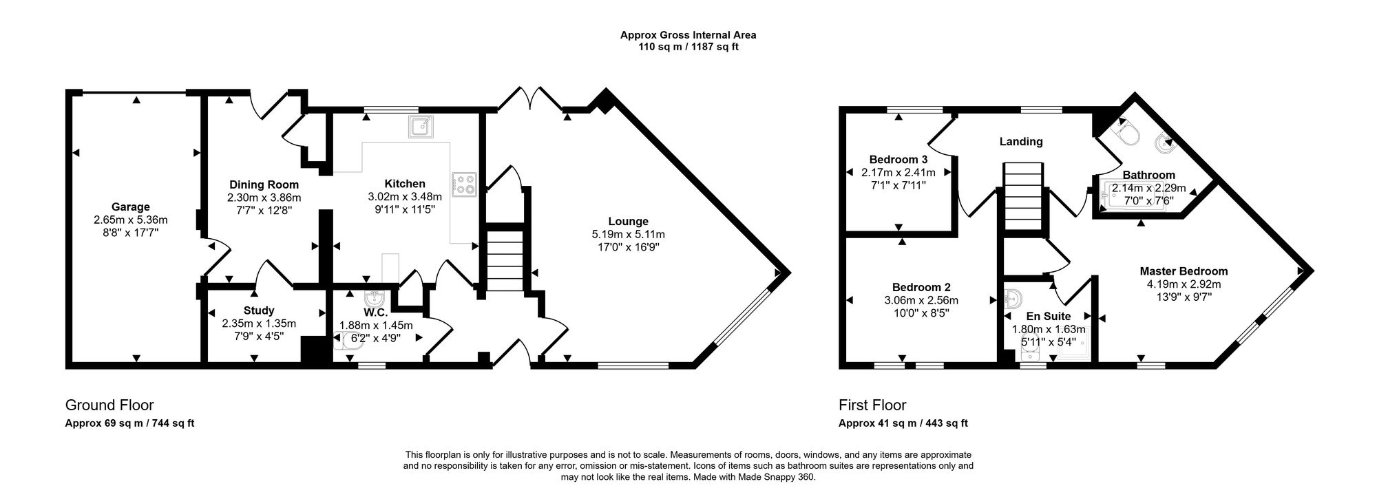 10 The Inclosures, Weston-Super-Mare floorplan