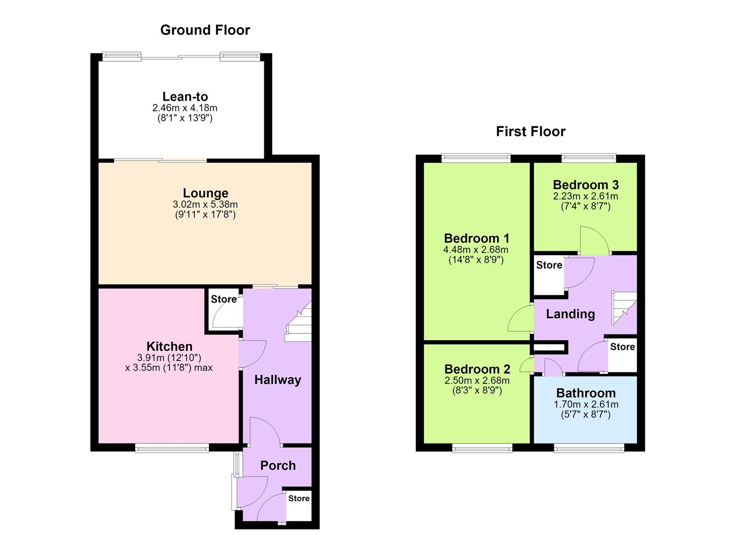 50, Masham Close, Birmingham floorplan