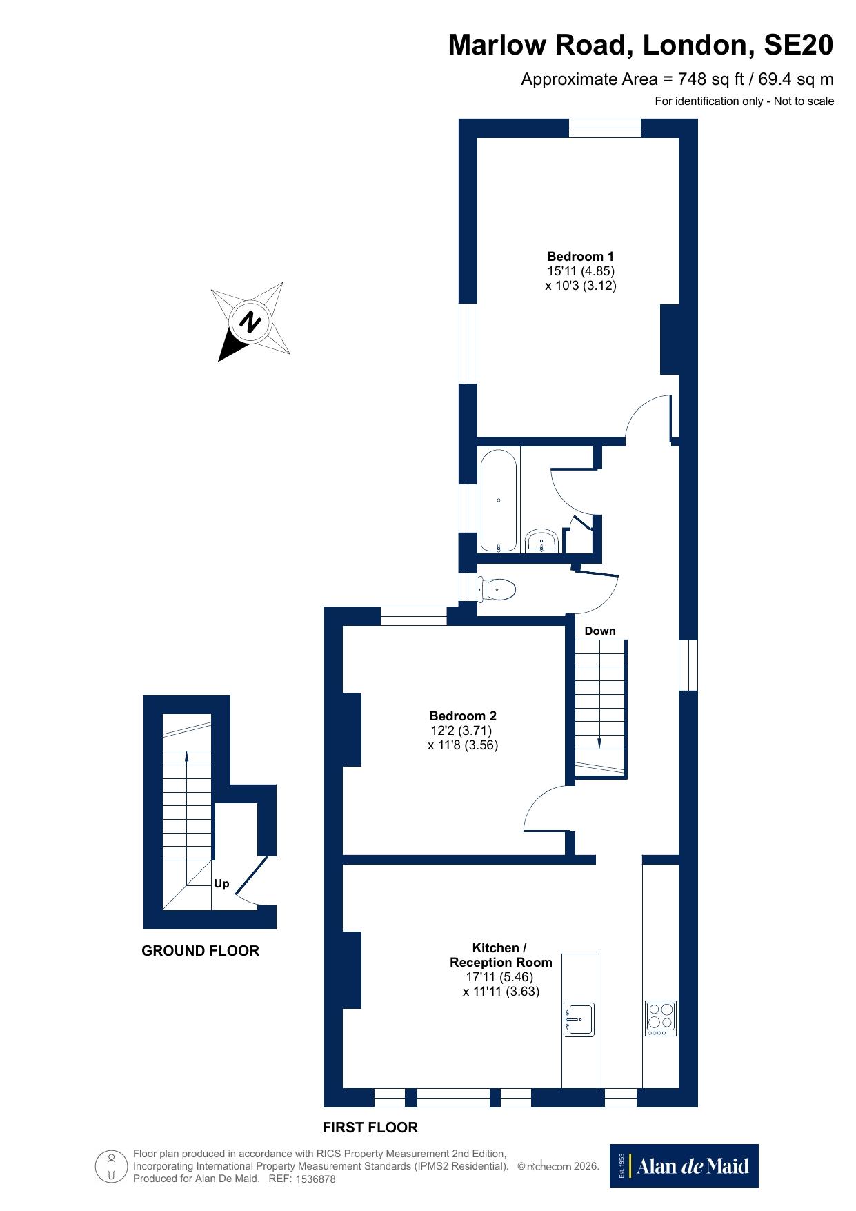 Marlow Road, London floorplan