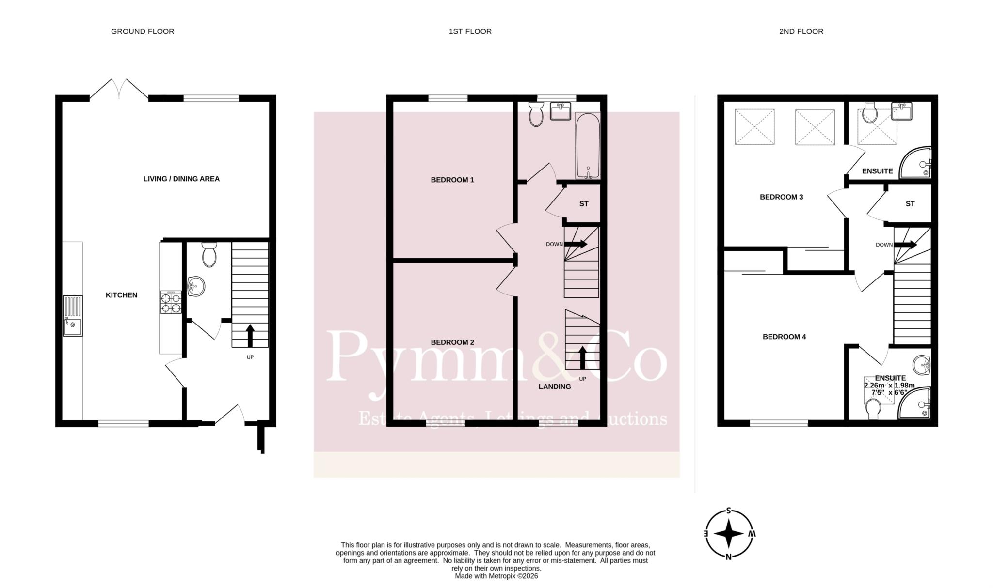 Block F Townhouse, Upton Road, Norwich floorplan