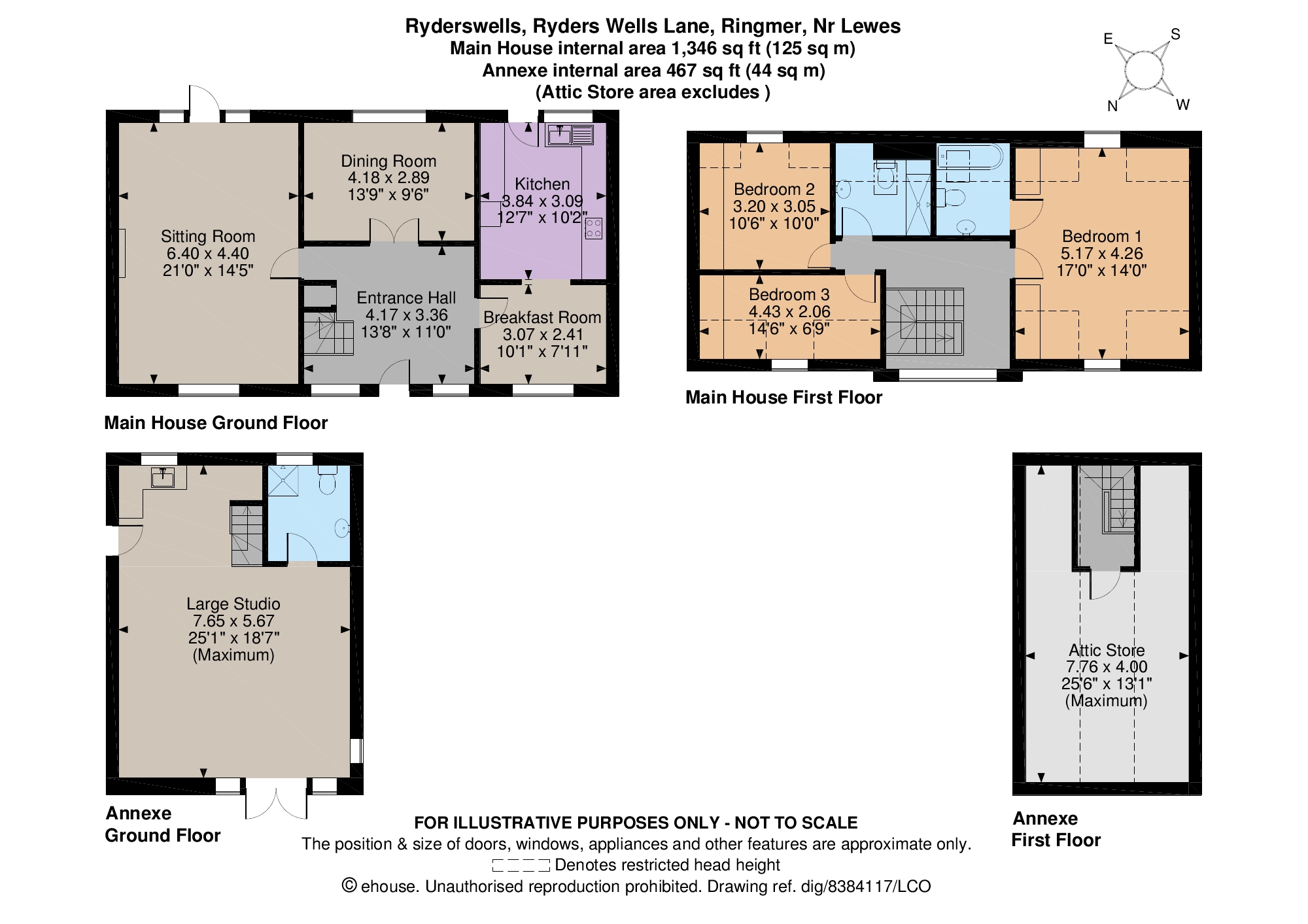 3 Bedrooms Detached house for sale in Ryders Wells Lane, Nr Lewes, East Sussex BN8