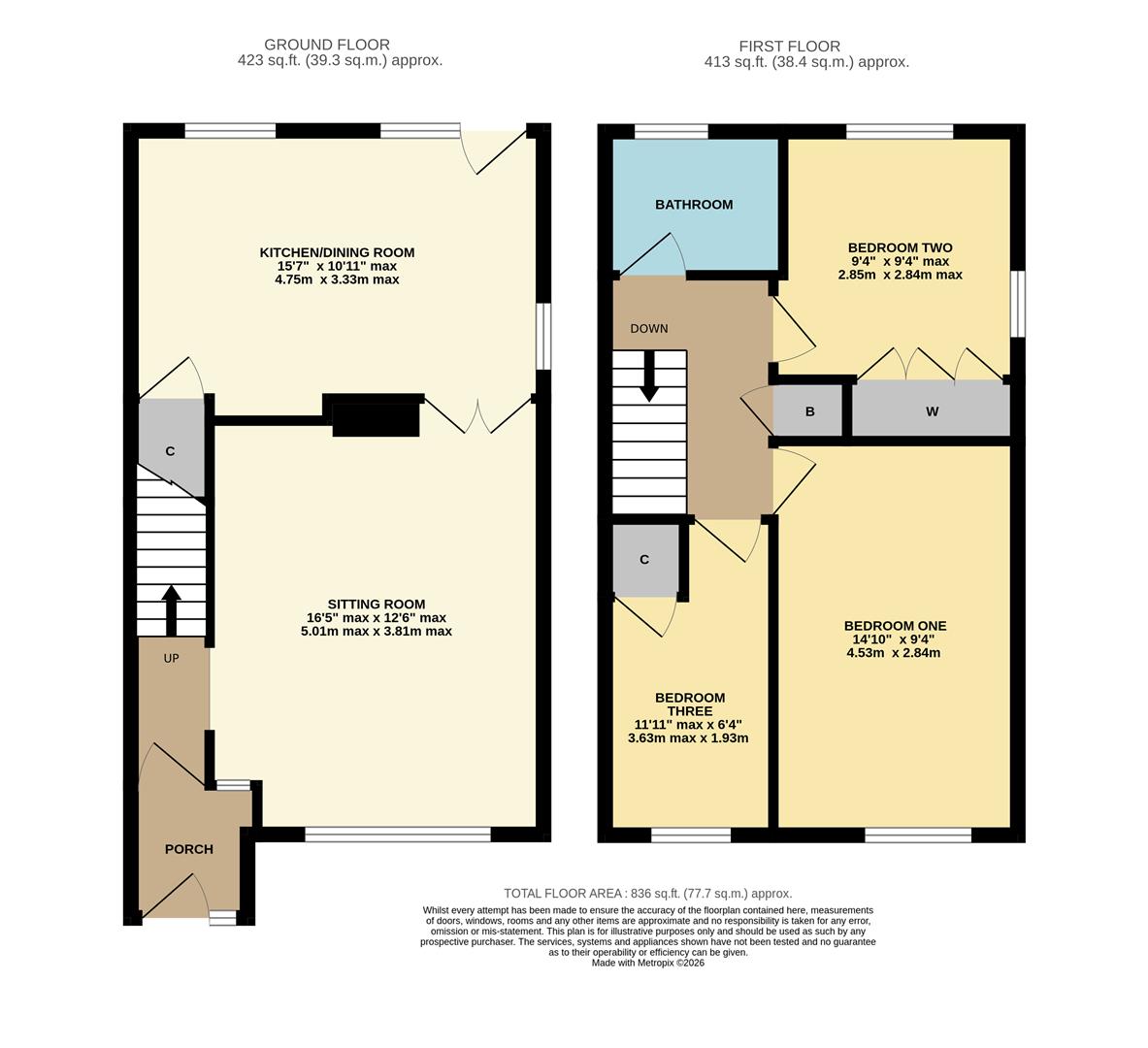 58, Stonelea Close, Chippenham floorplan
