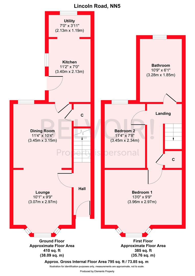 29, Lincoln Road, Northampton floorplan
