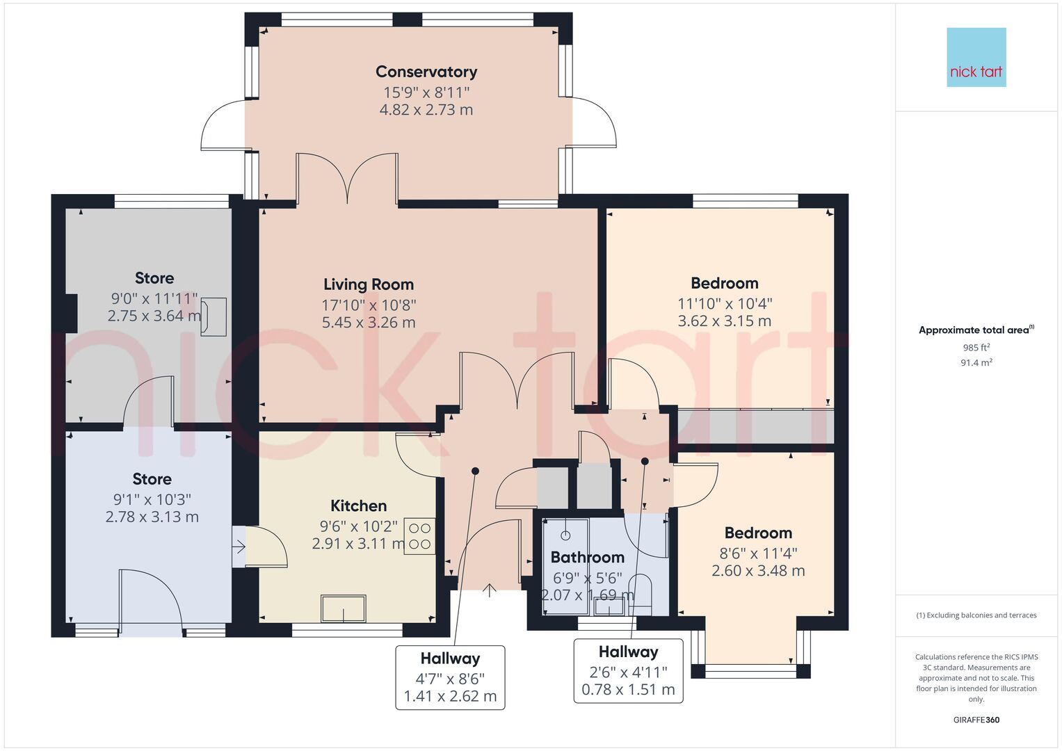 5, Doddlecote Close, Telford floorplan