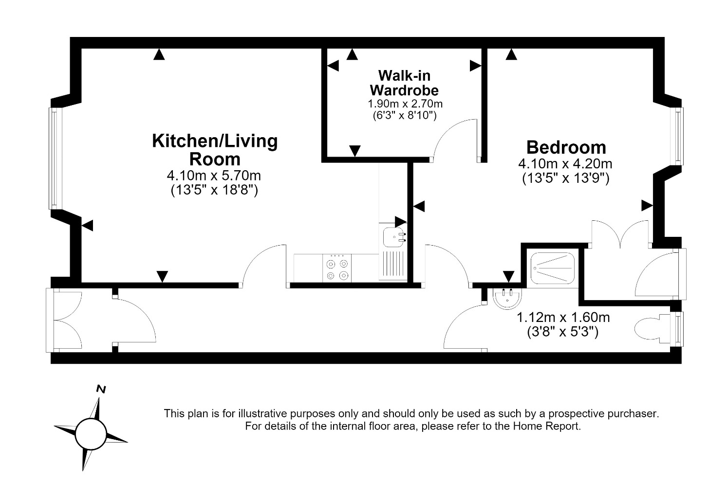 42, Mansfield Avenue, Musselburgh floorplan
