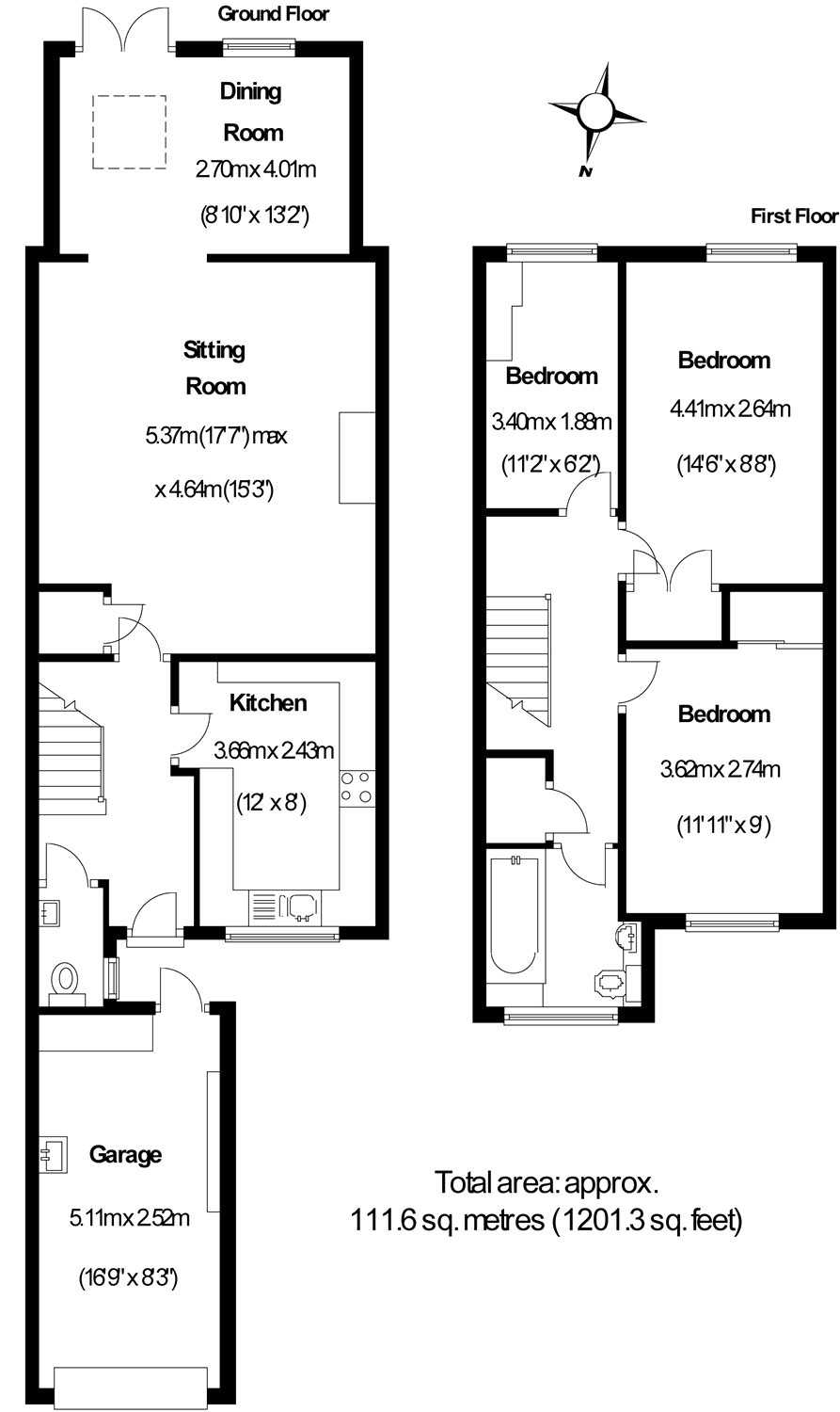 3 Bedrooms Terraced house for sale in Knaphill, Woking, Surrey GU21