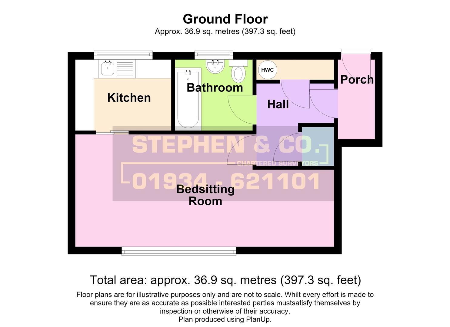 42 Pine Court, South Road, Weston-Super-Mare floorplan