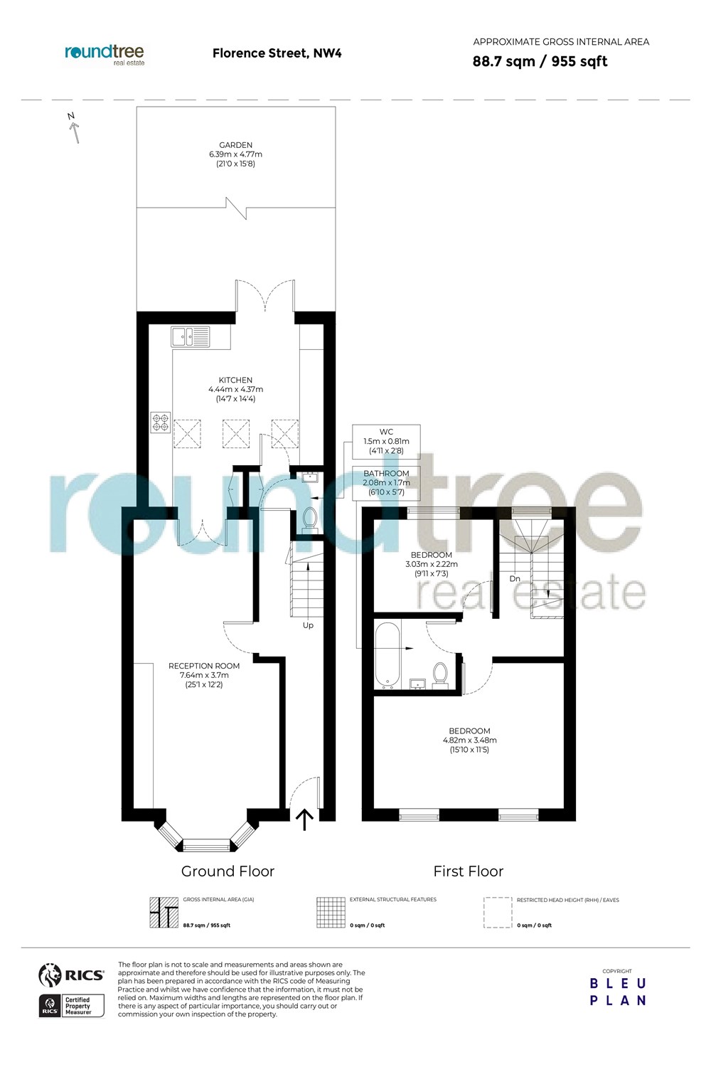 12, Florence Street, Hendon floorplan