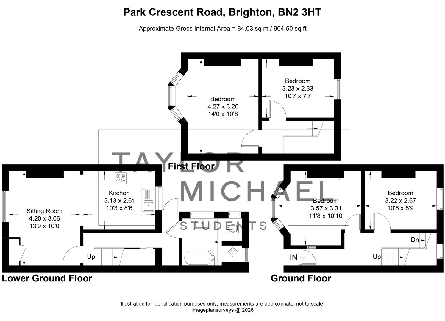 Park Crescent Road, Brighton floorplan