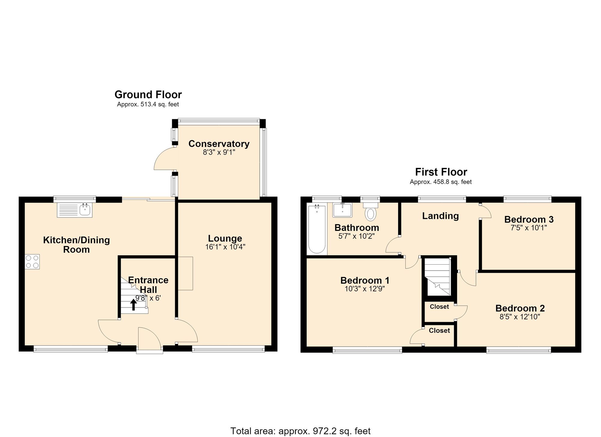 23 Ribchester Avenue, Burnley floorplan