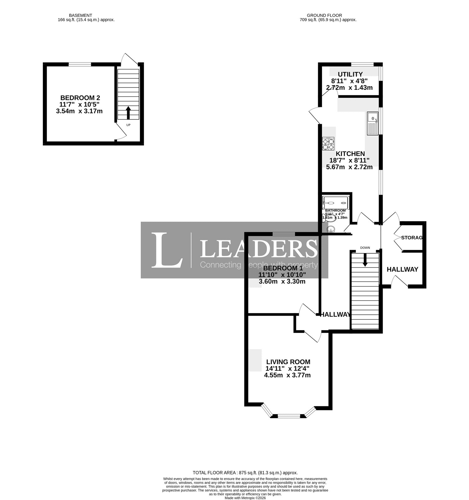 Flat 1, Arun House, 34, Arundel Road, West Sussex floorplan