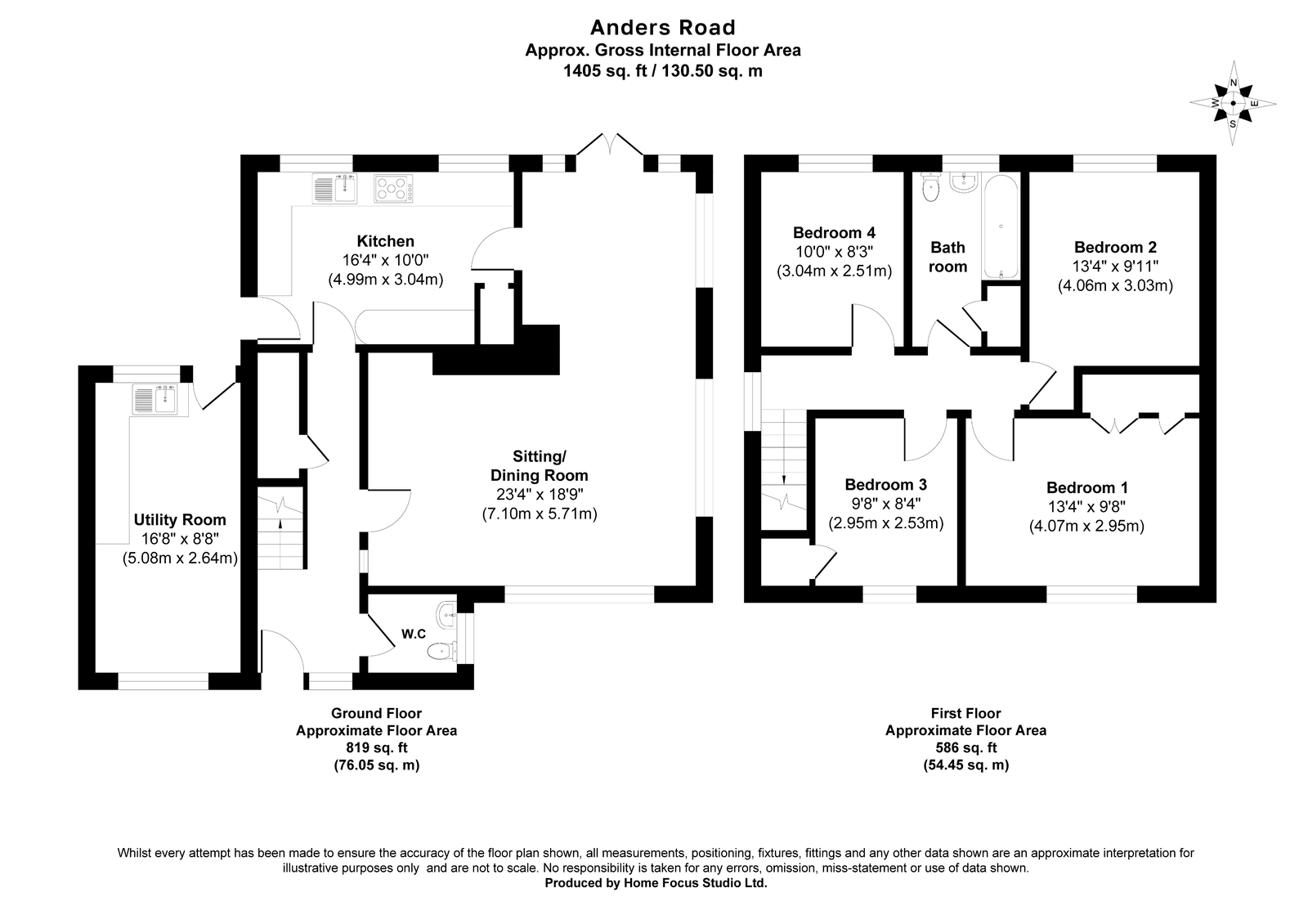 3, Anders Road, Winchester floorplan