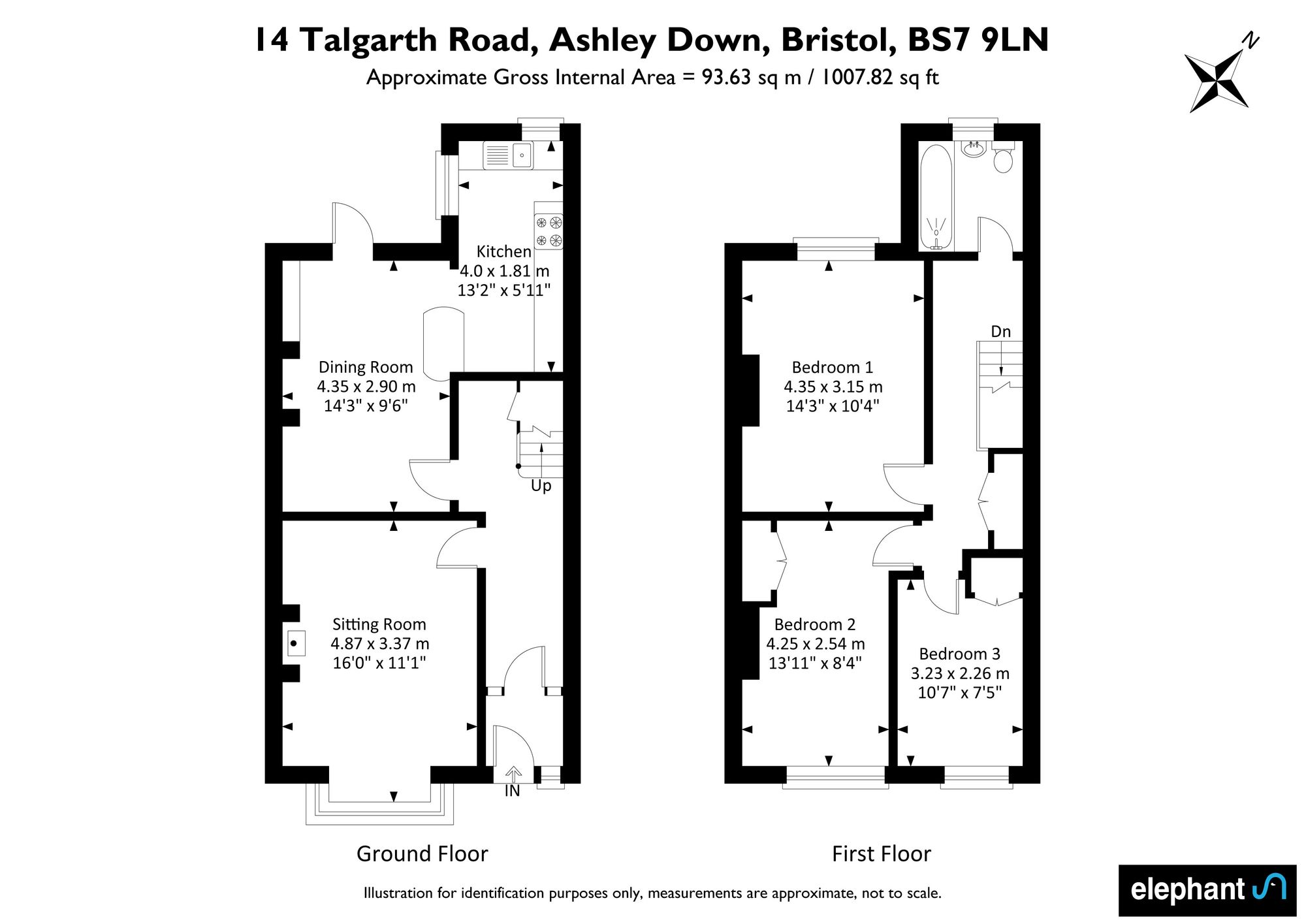 14 Talgarth Road, Bristol floorplan