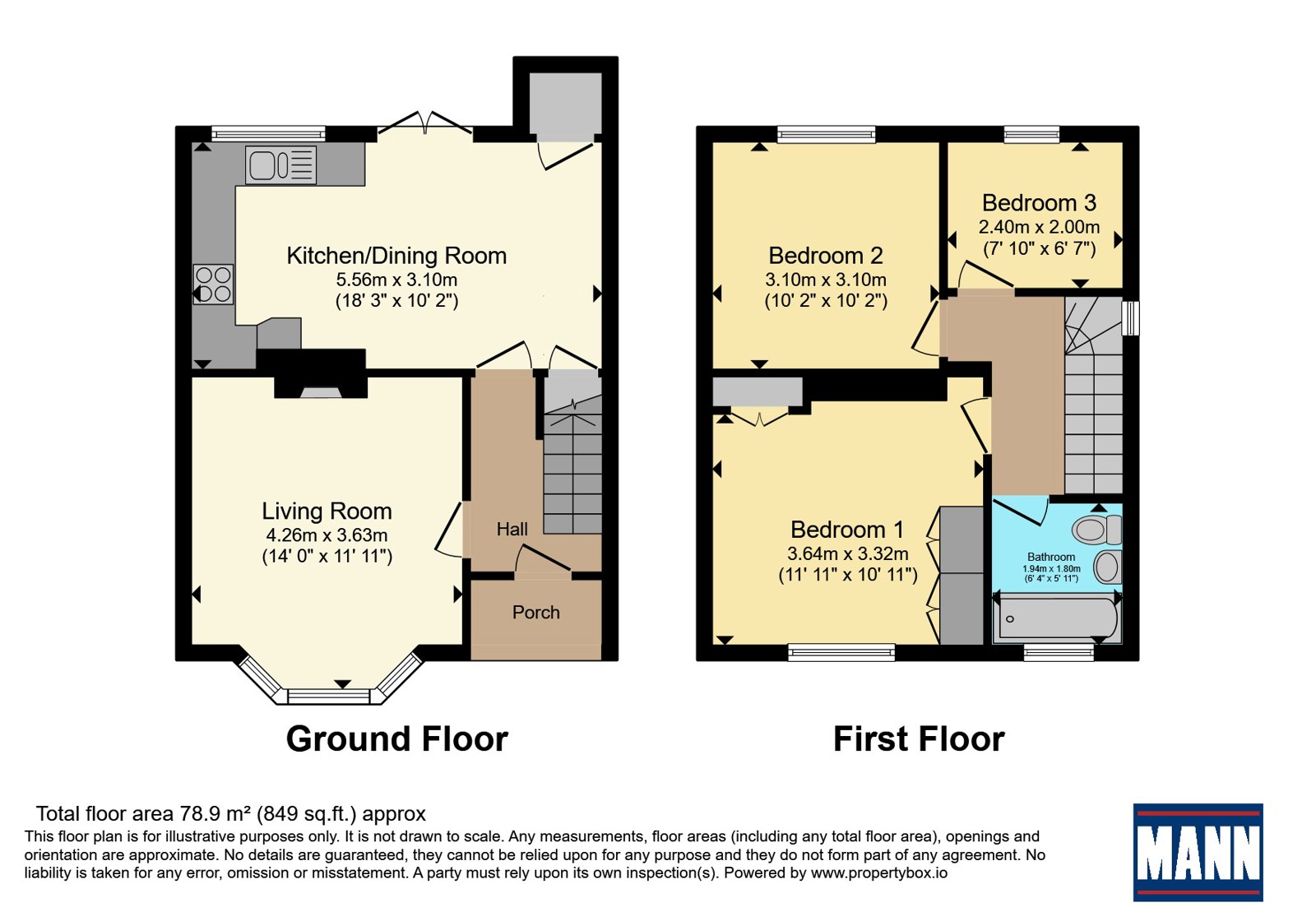 9, Woodside Road, Kent floorplan