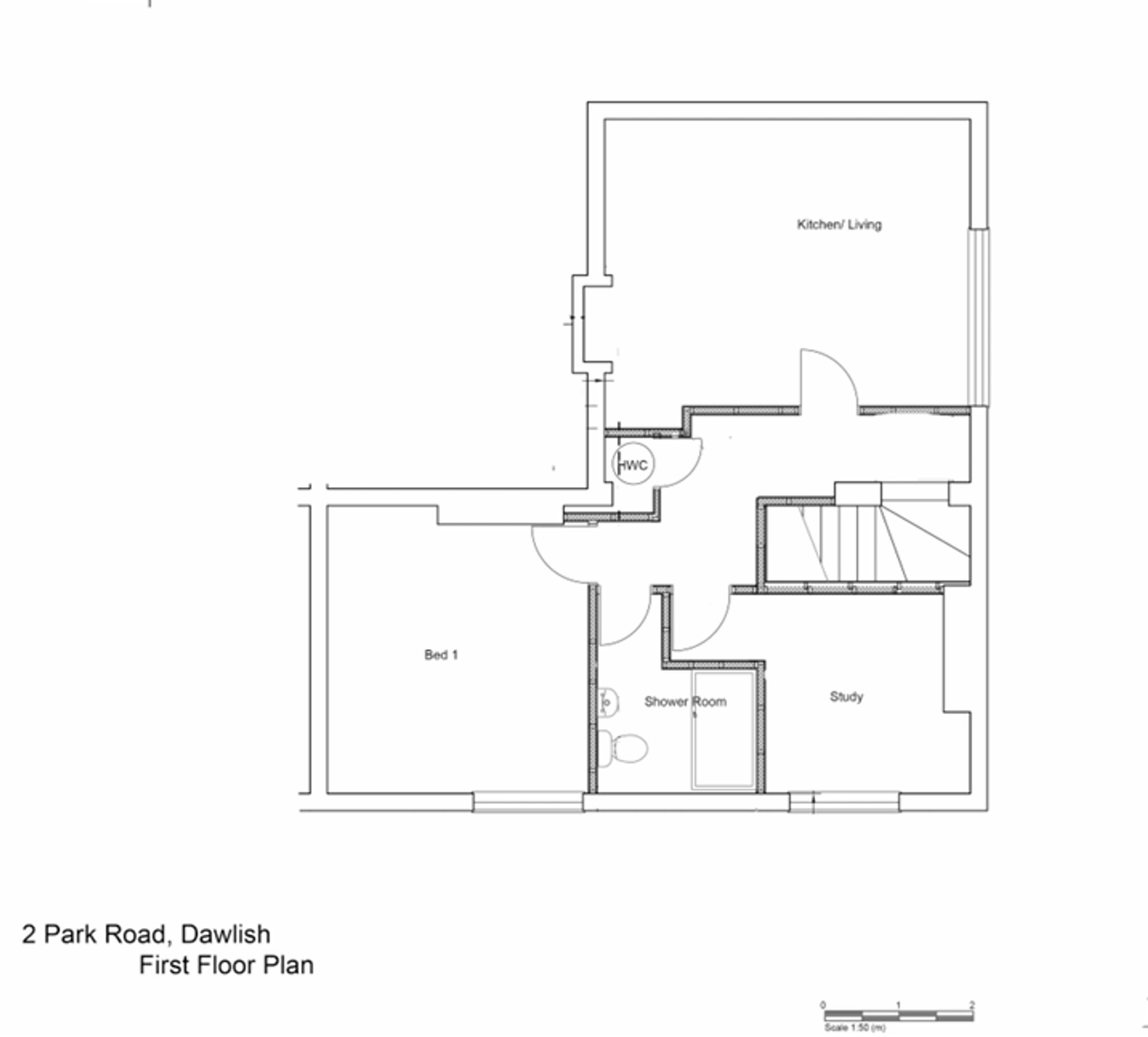 2a Park Road, Dawlish floorplan