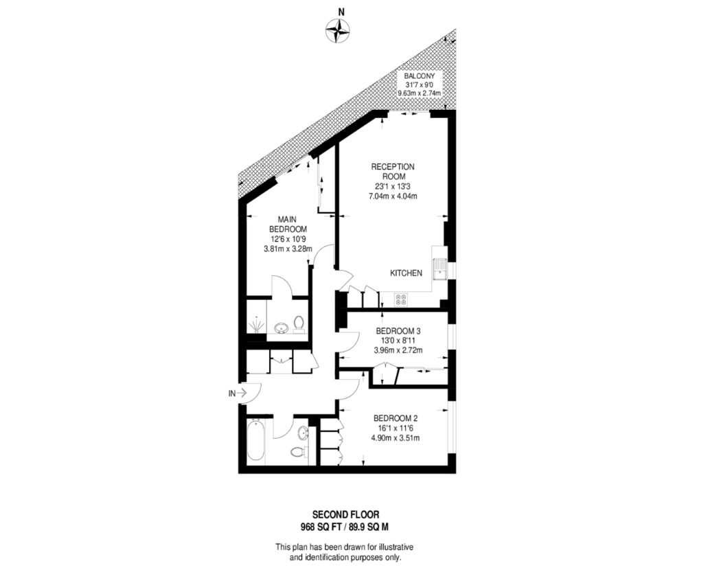 Apartment 12, Distel Apartments, 19, Telegraph Avenue, London floorplan